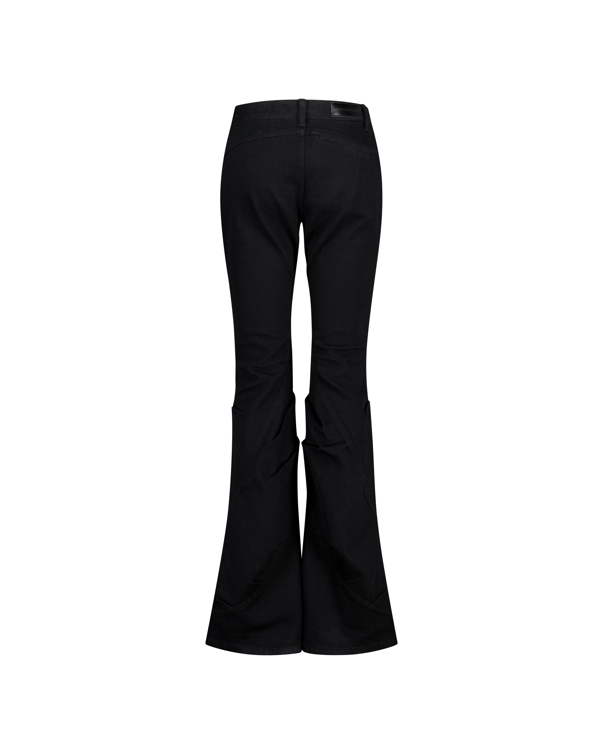 DRAPED FLARE JEANS-6