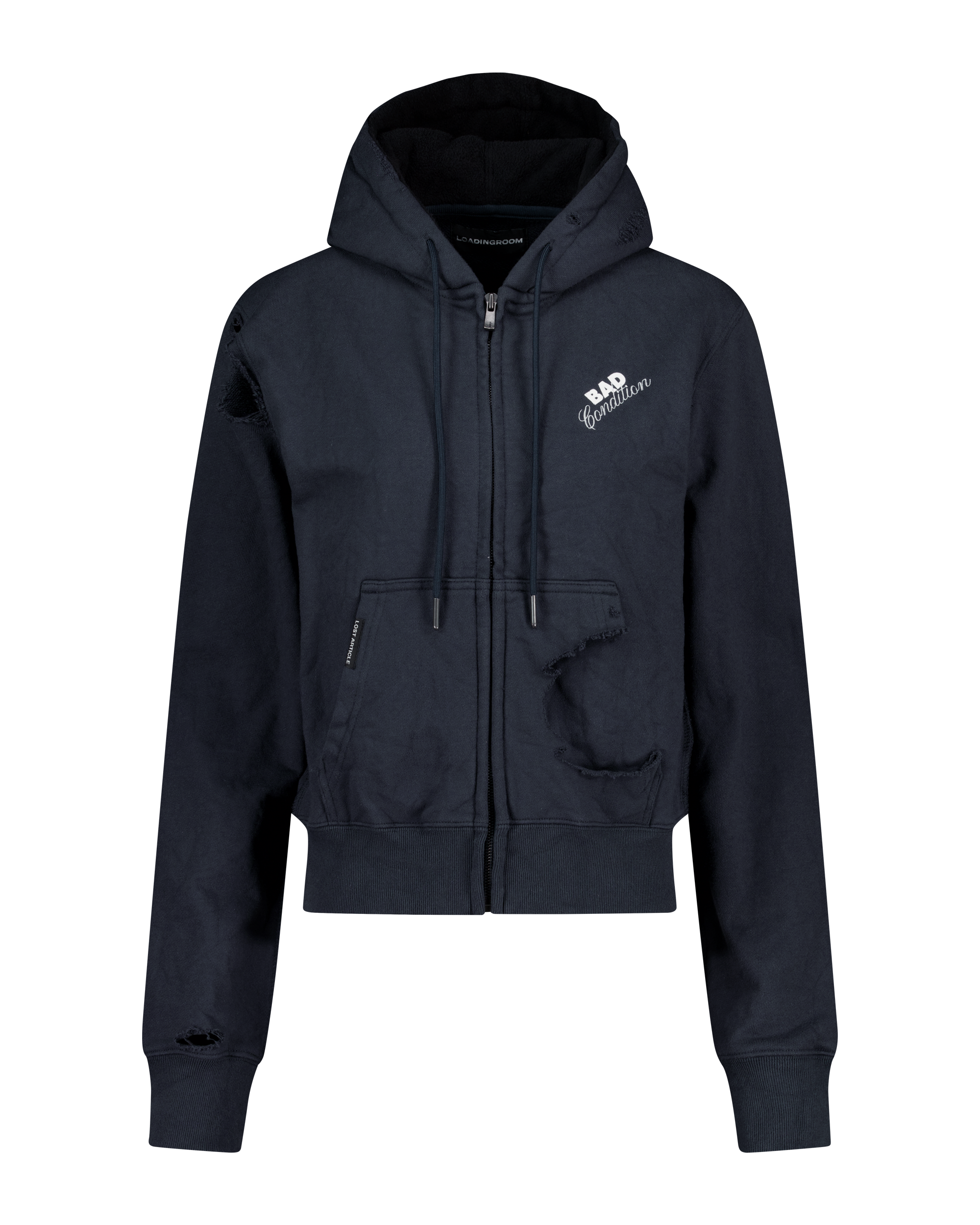 (EMMA) BAD HOODED ZIP-6