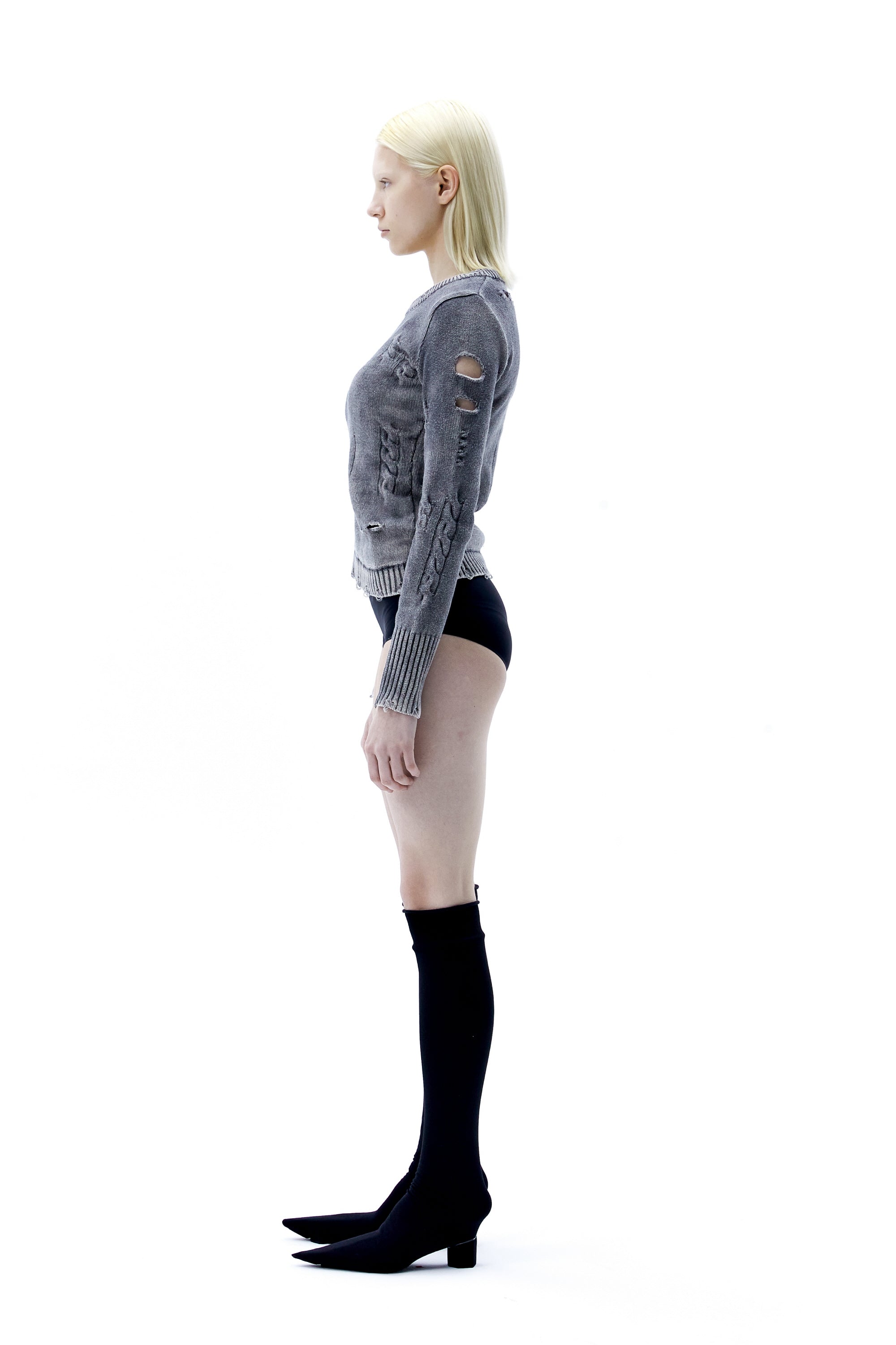(ARIELLA) Old Knit Top-3