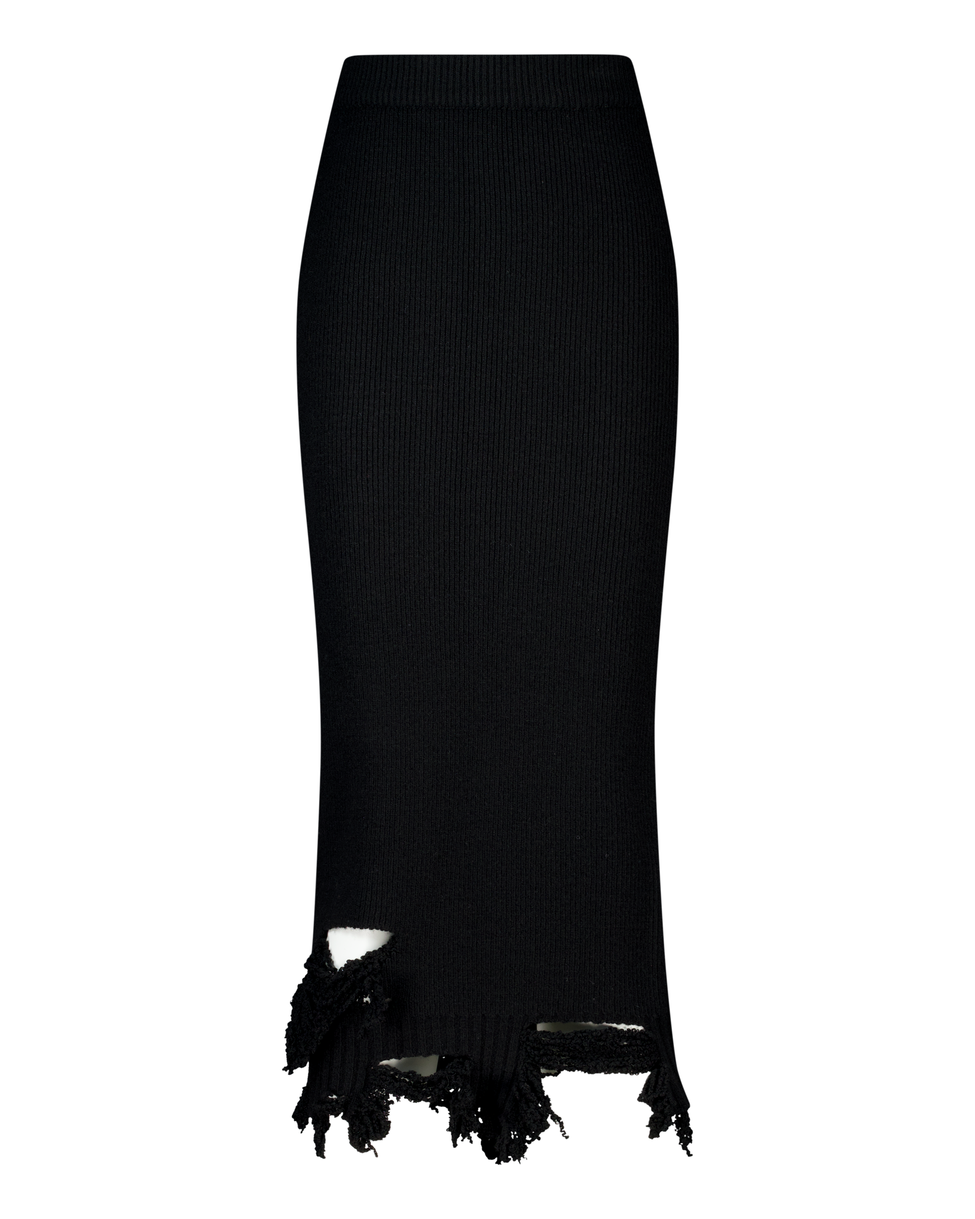 (EMMA) DAMAGED KNIT SKIRT-6