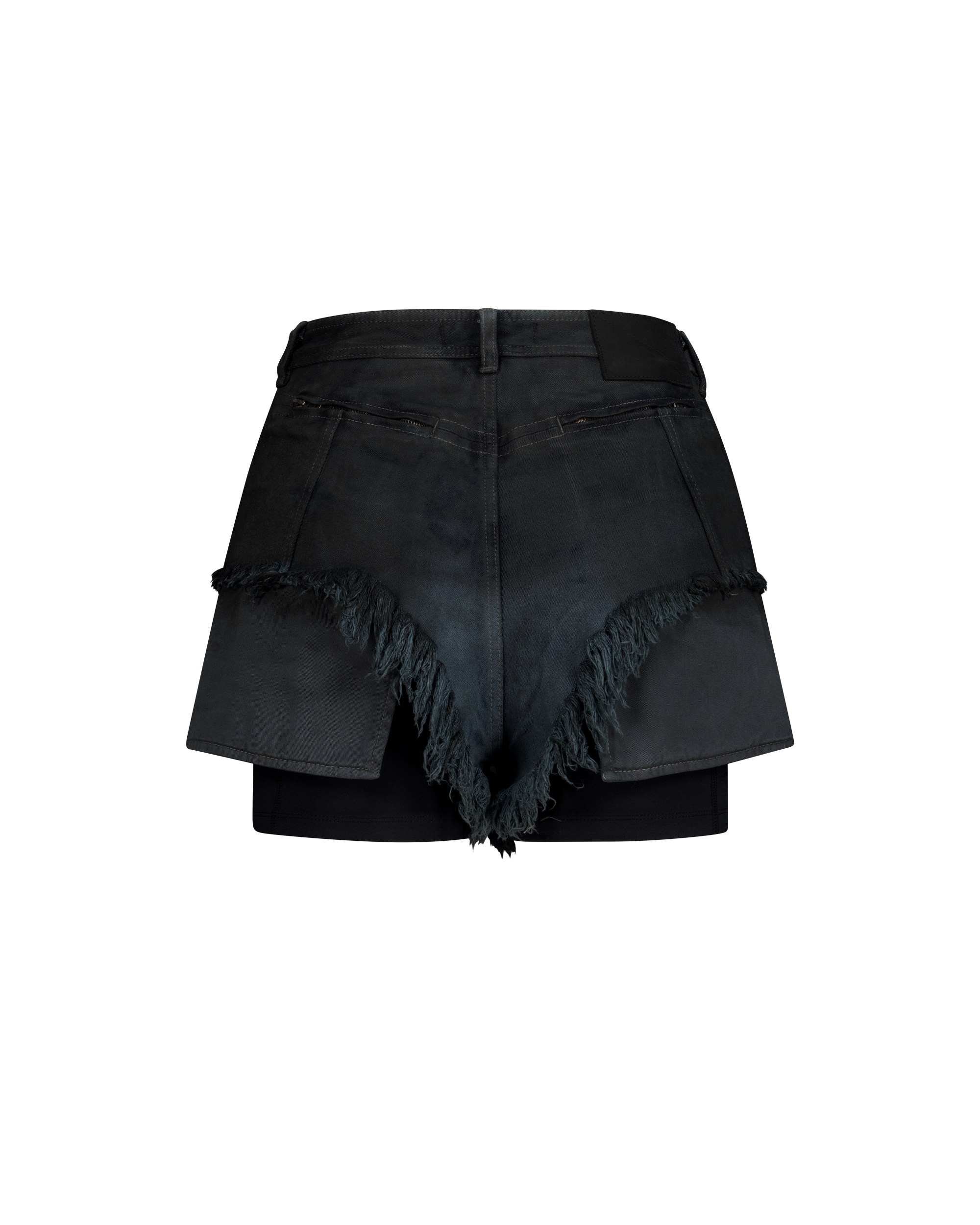 MOTO CUT DENIM SHORTS