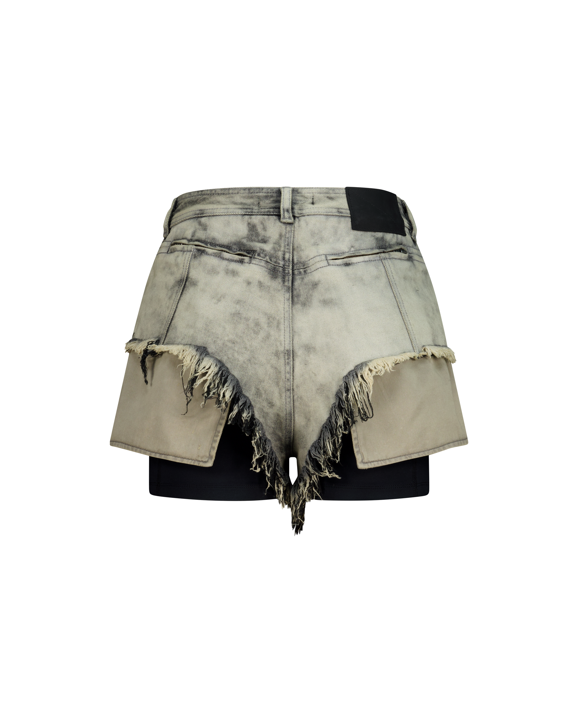 MOTO CUT DENIM SHORTS-7