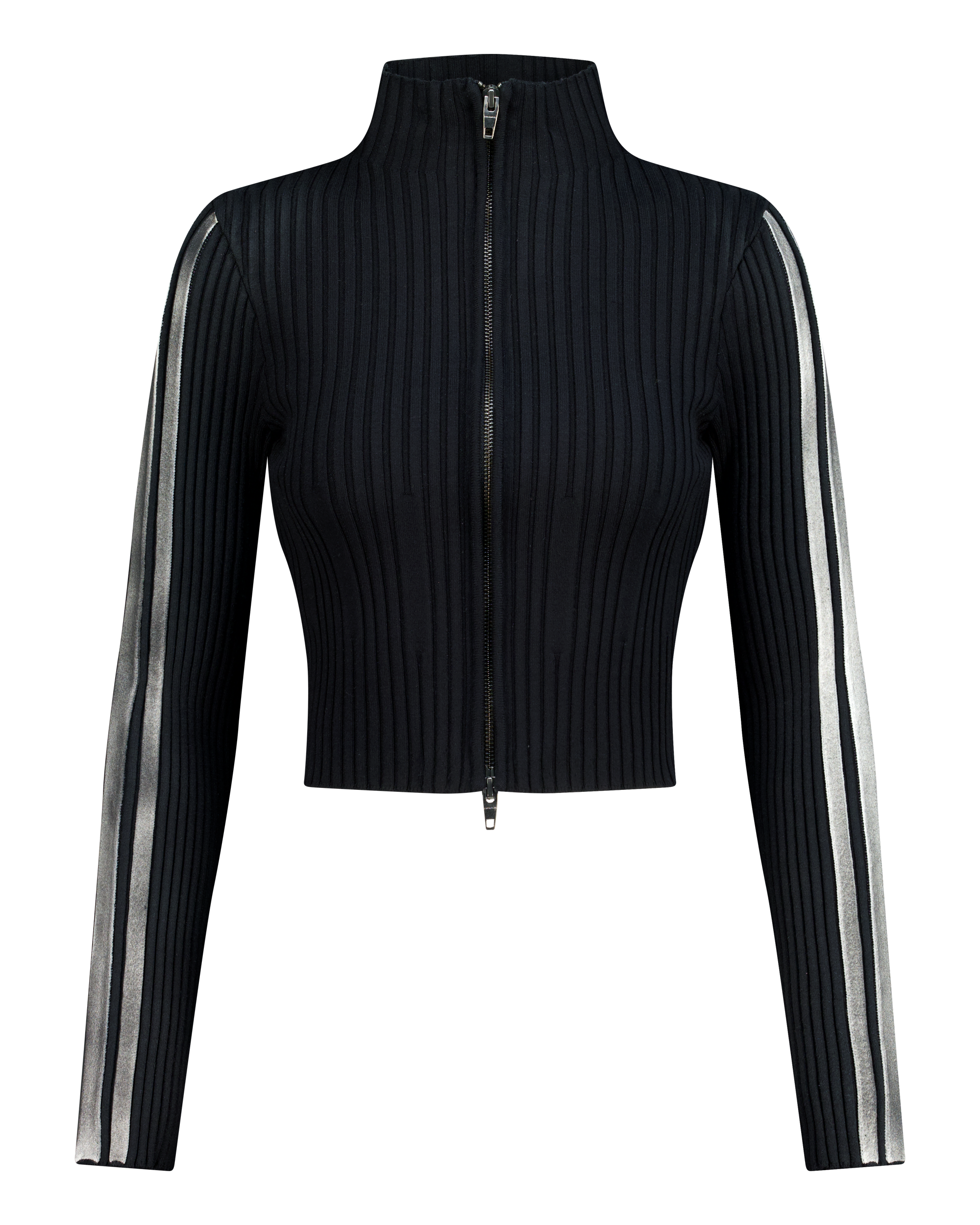 DIRTY KNIT ZIP UP-6