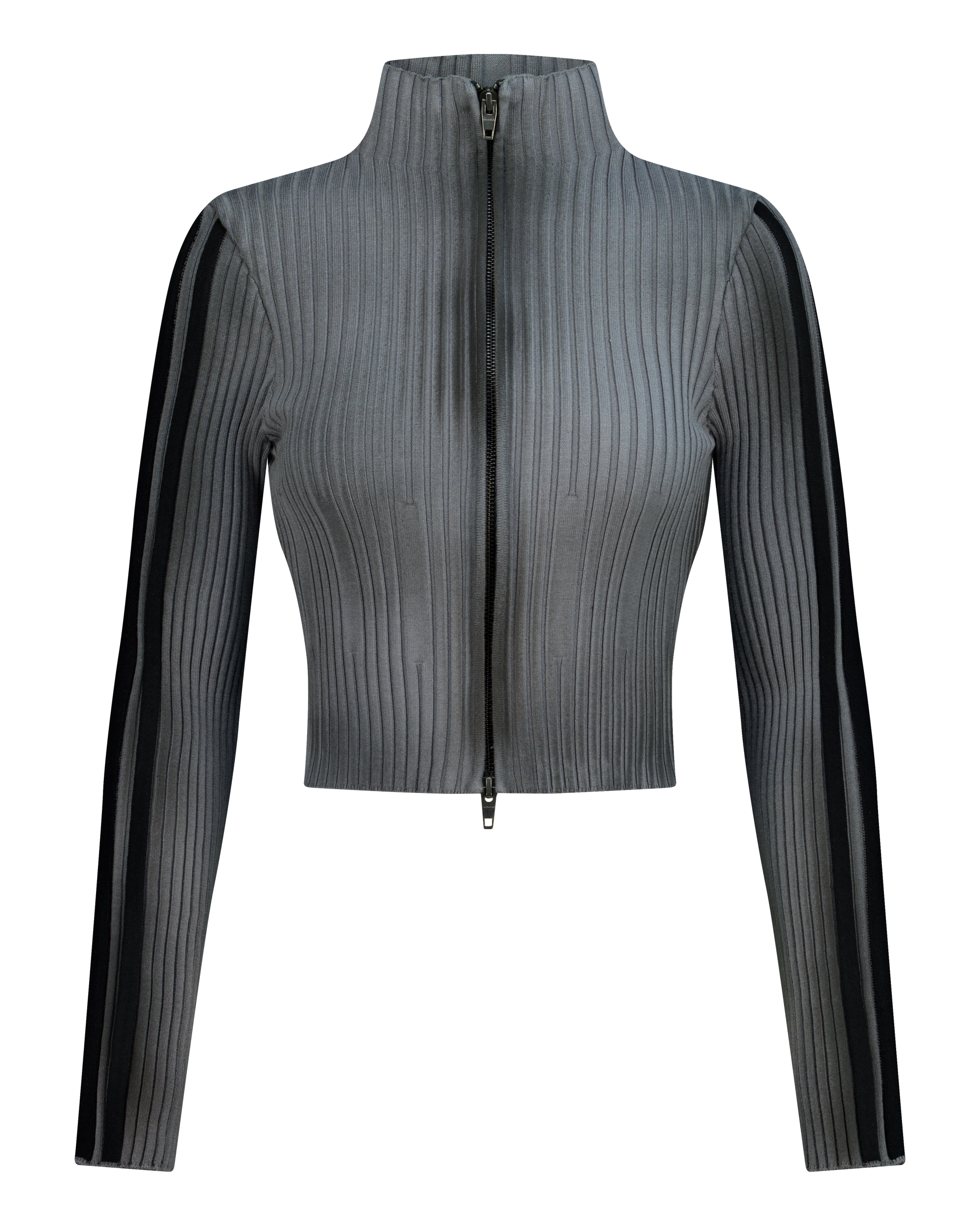 DIRTY KNIT ZIP UP-6