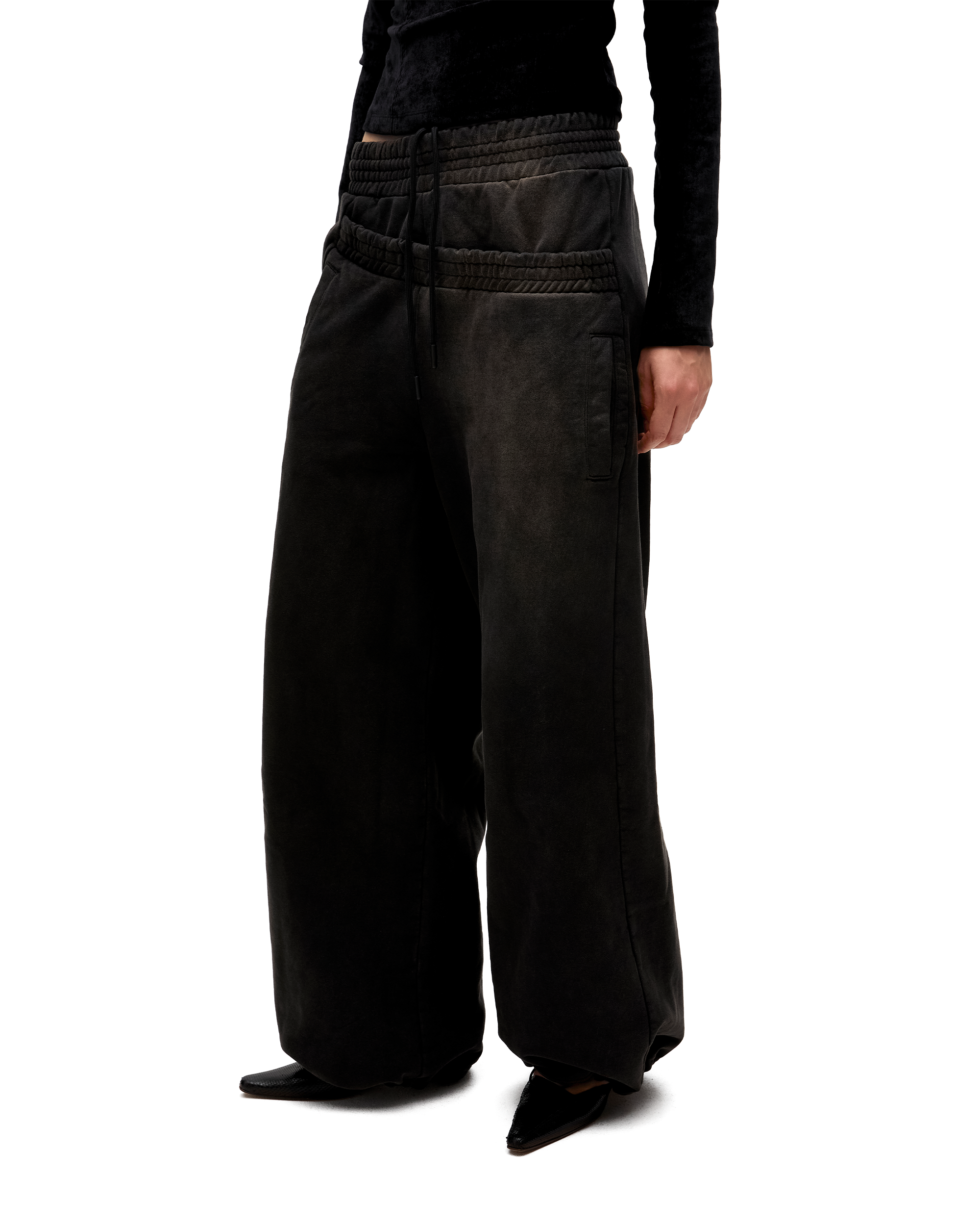 DOUBLE WAIST SWEATPANTS