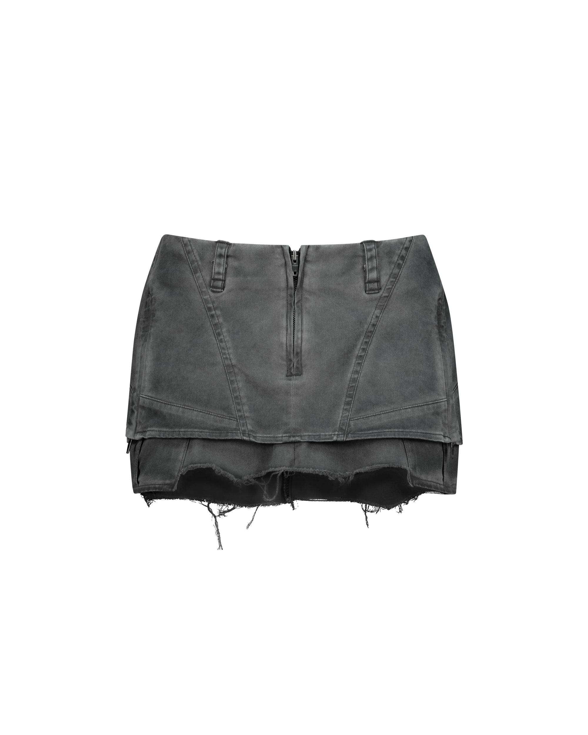 DOUBLE ZIP SKIRT-6