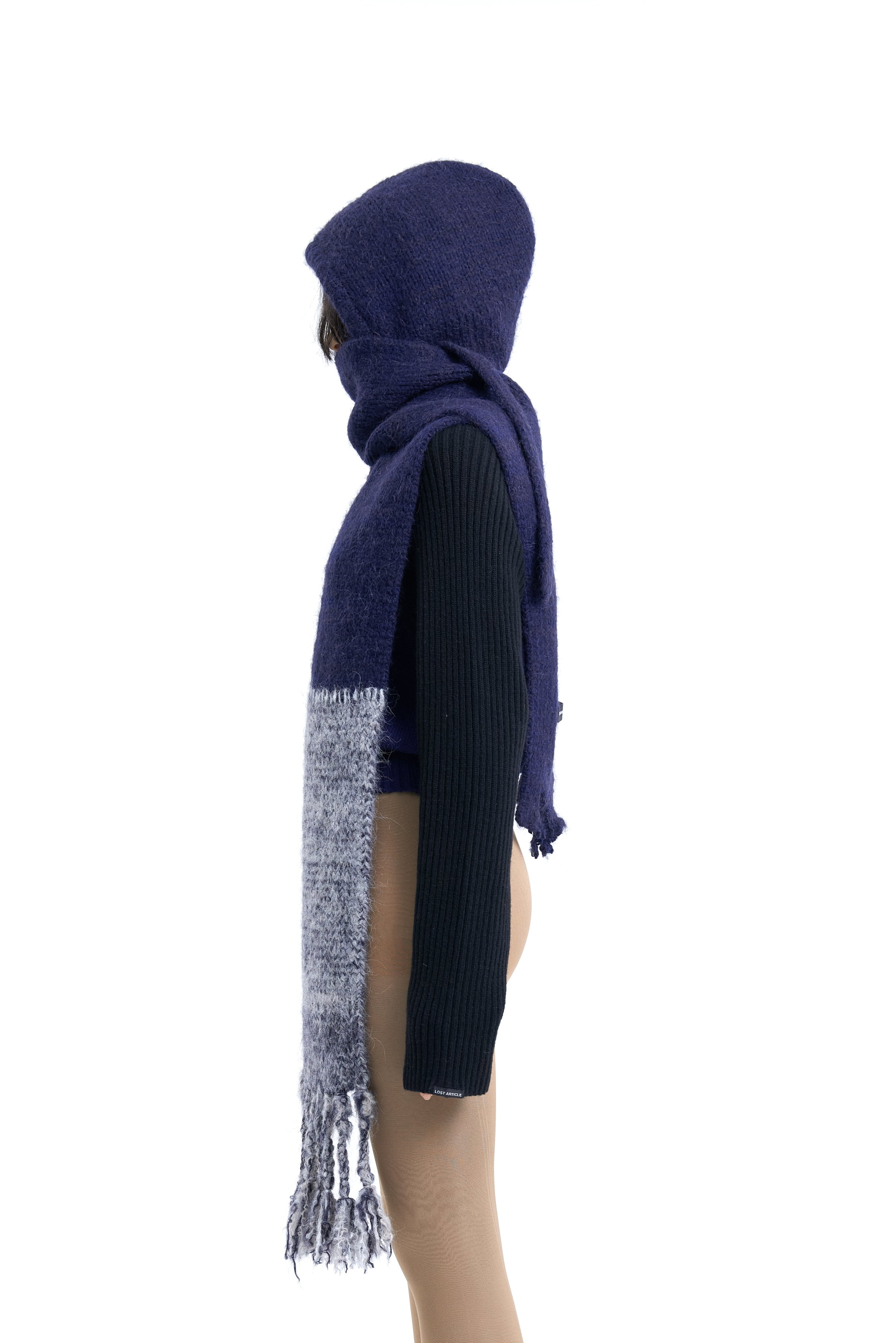 (EMMA) HAND STITCH HOODED SCARF-3