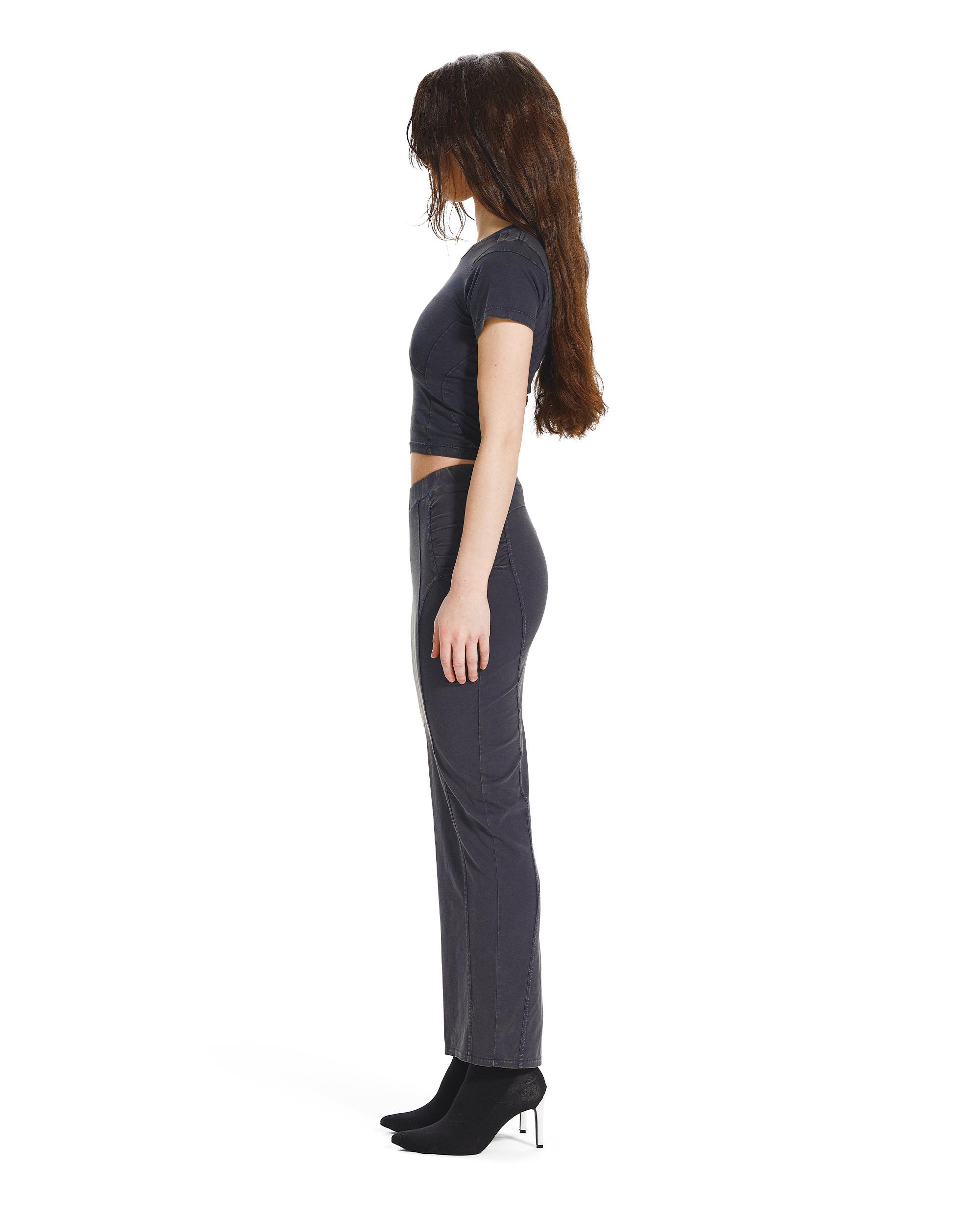 BIKER LINE MAXI SKIRT-3