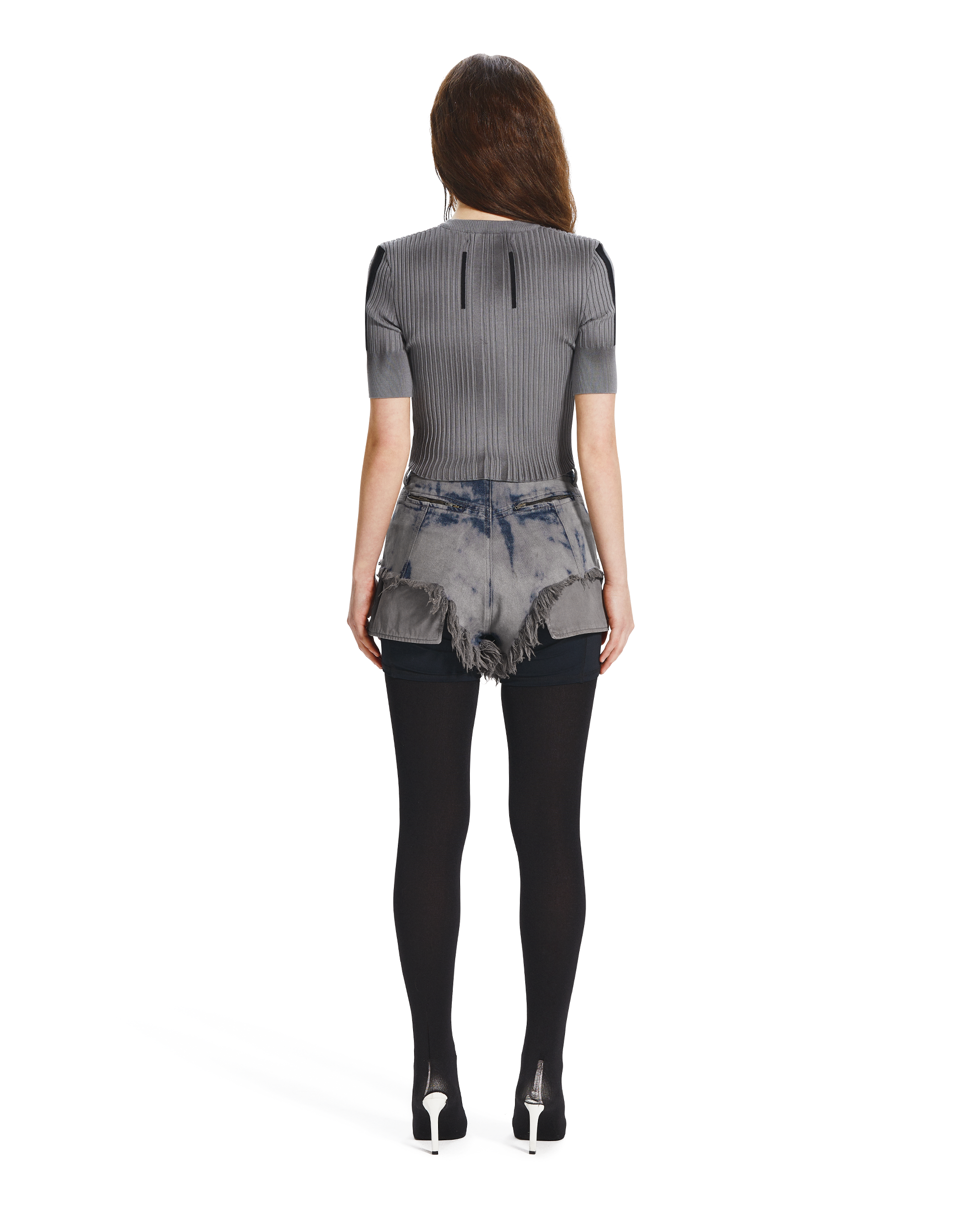 DIRTY CROP KNIT TOP