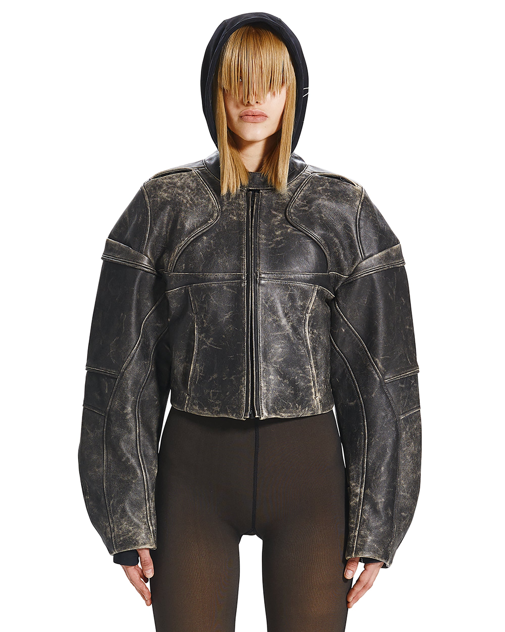 MOTO CUT LEATHER JACKET-5