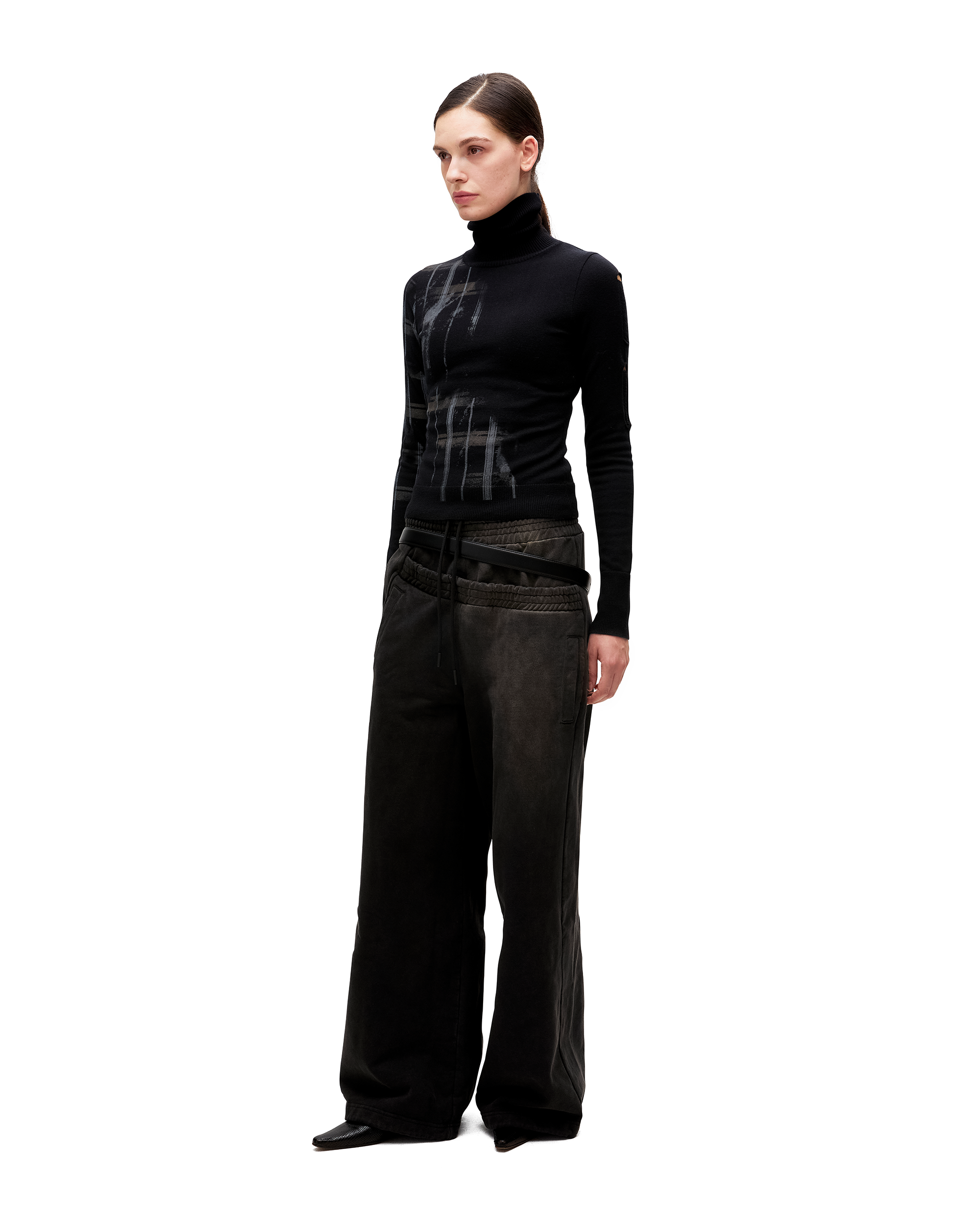 PUZZLED WOOL SWEATER