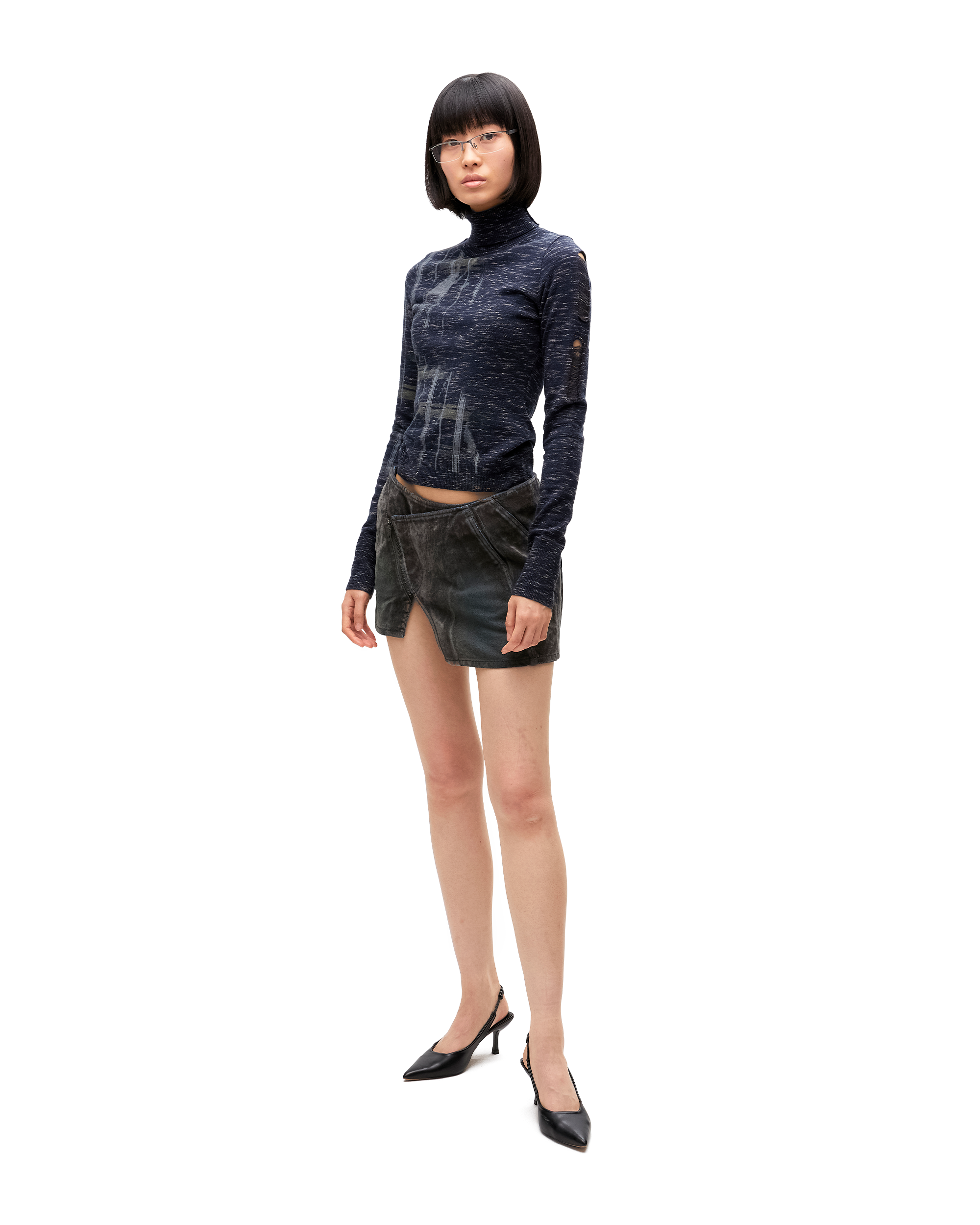 PUZZLED WOOL SWEATER