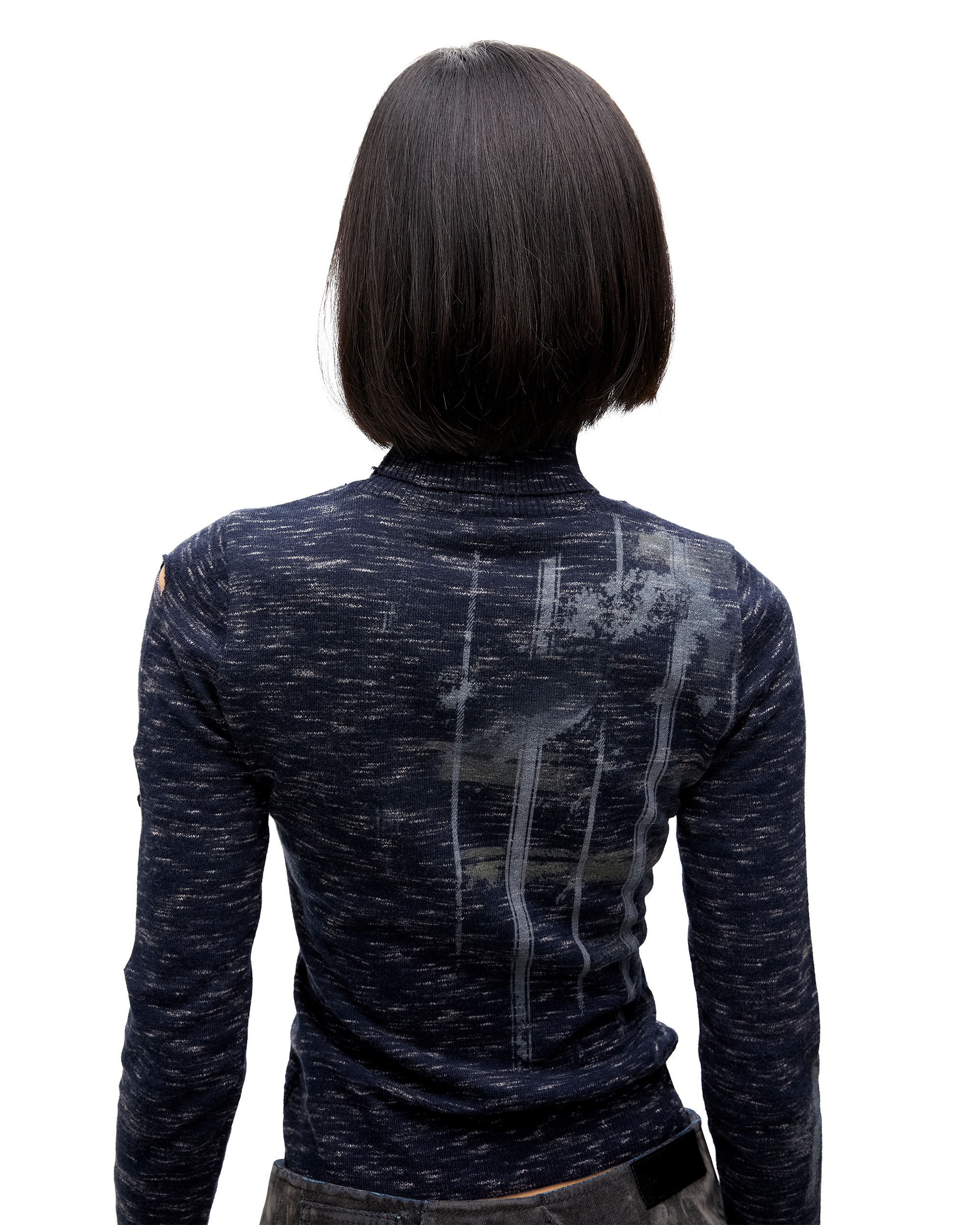 PUZZLED WOOL SWEATER