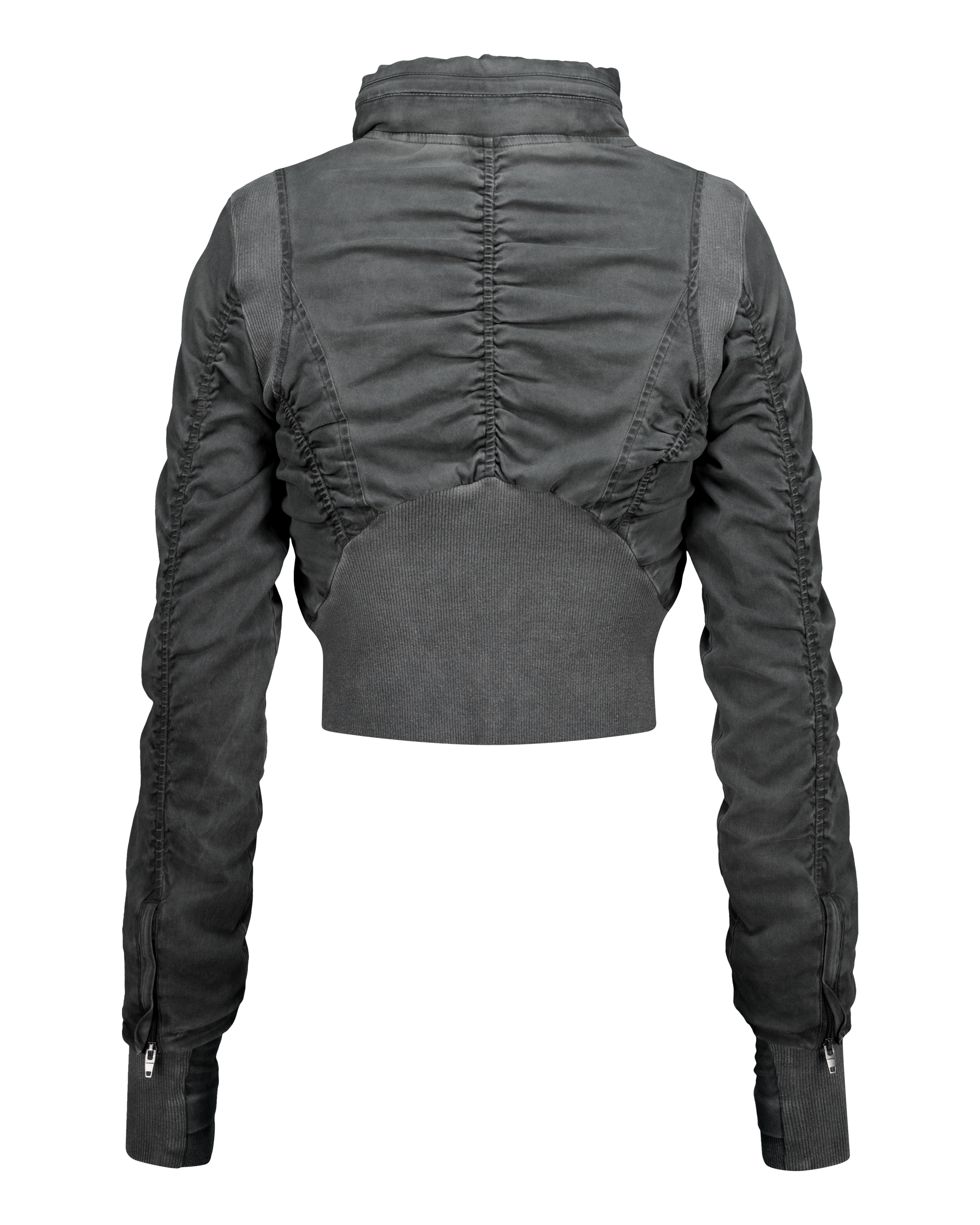 RUCHED BOMBER JACKET-7
