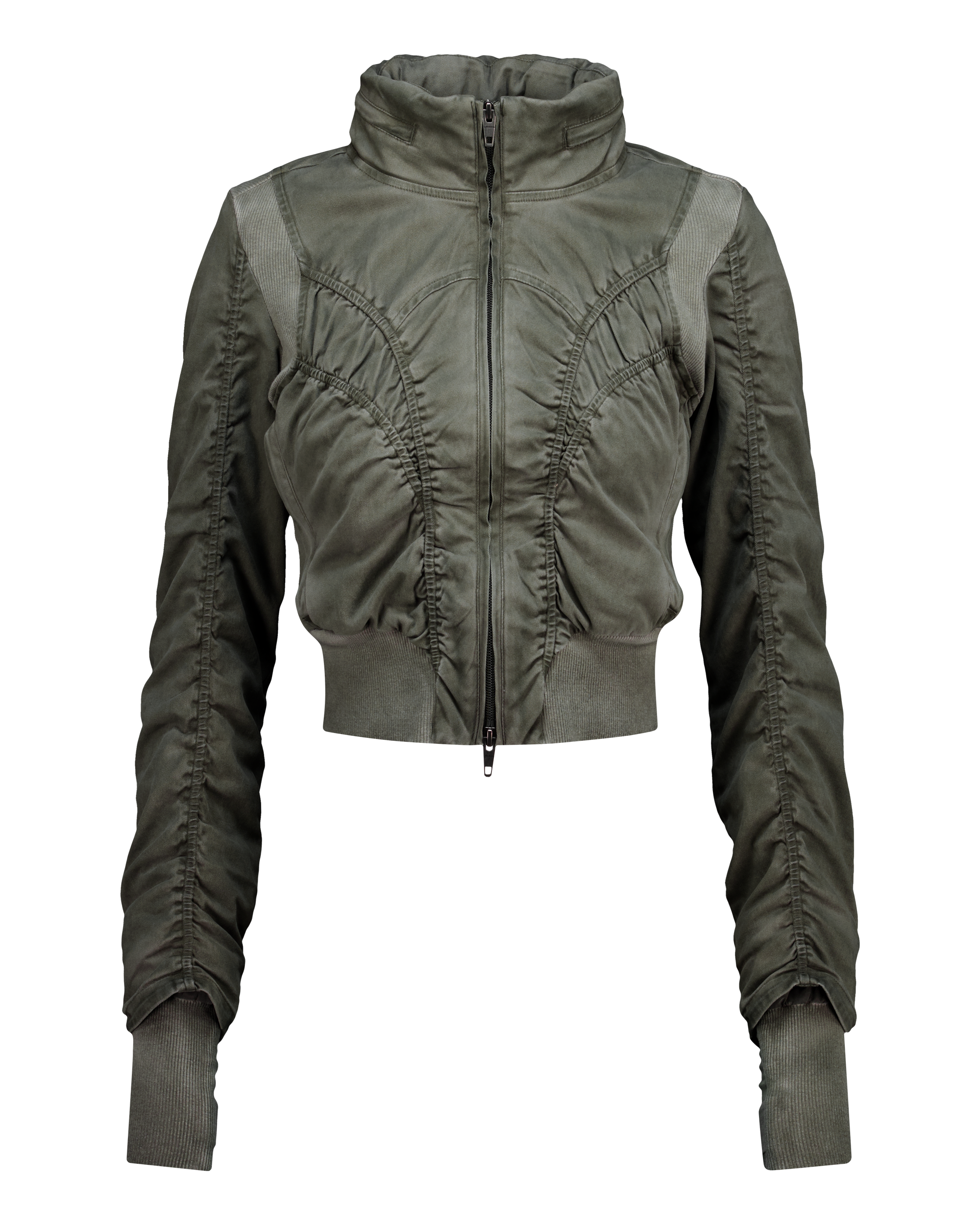 RUCHED BOMBER JACKET-6