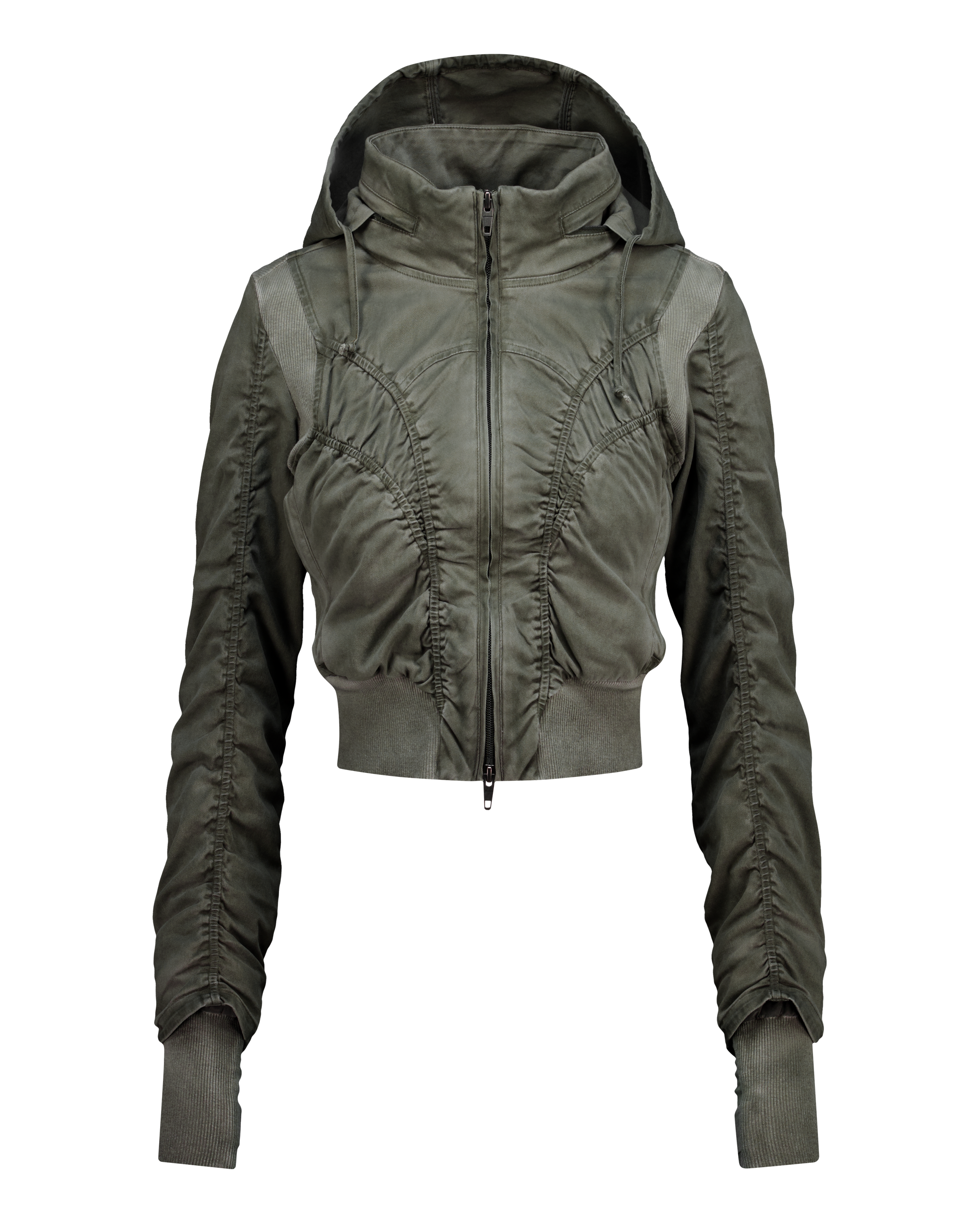 RUCHED BOMBER JACKET-8