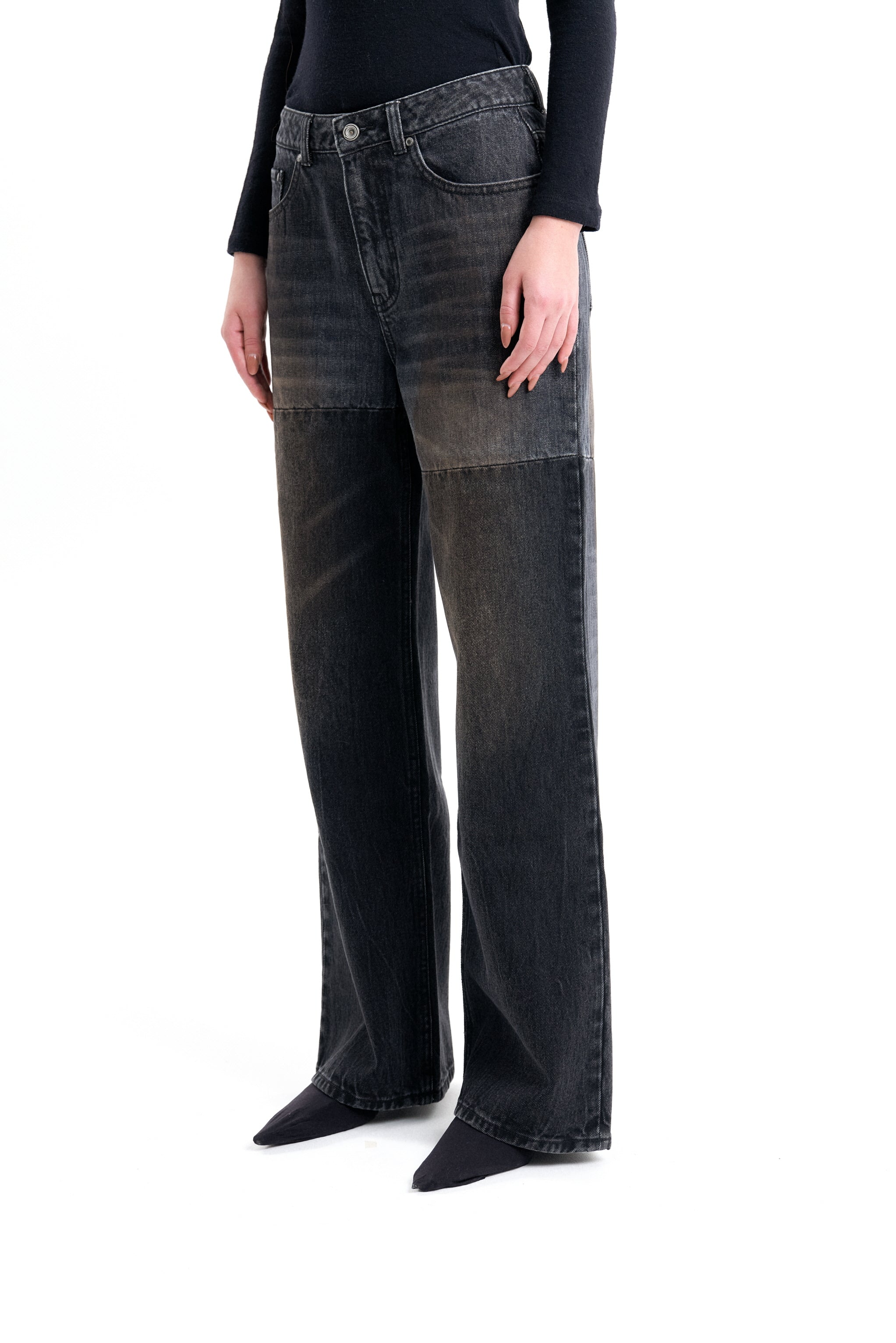 (EMMA) STRANGE DENIM PANTS-5