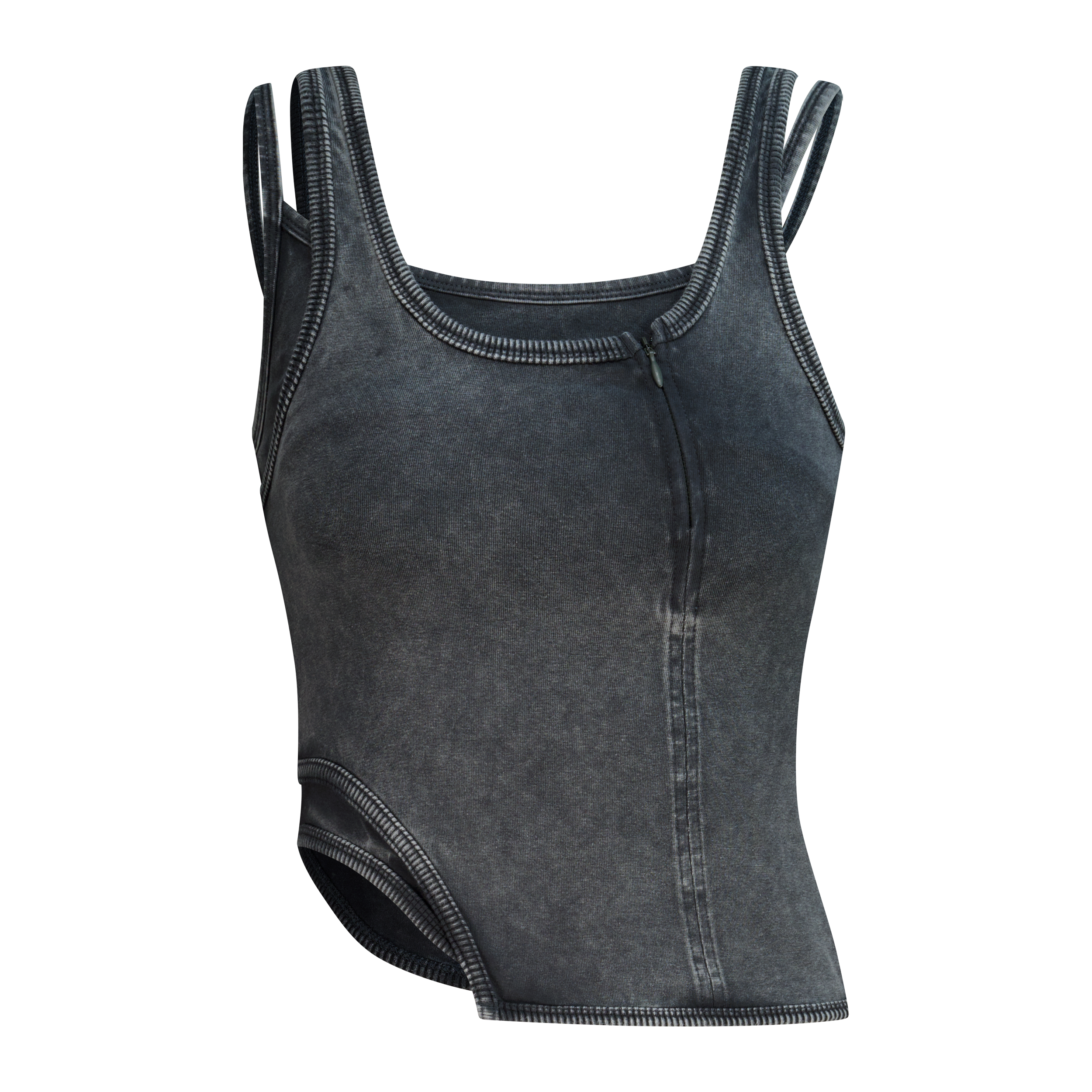 DOUBLE STRAP ZIP TOP