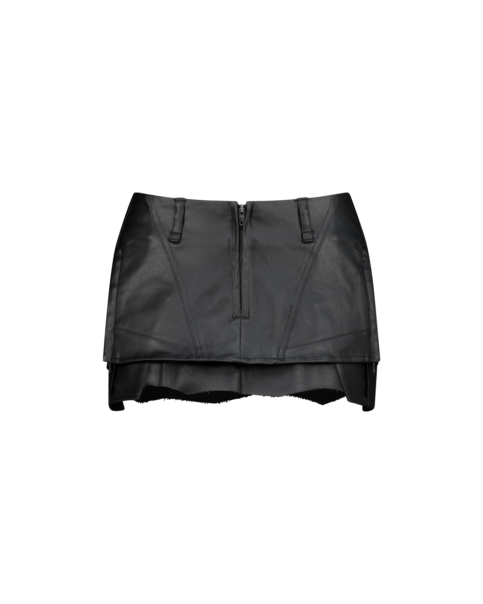 DOUBLE ZIP SKIRT