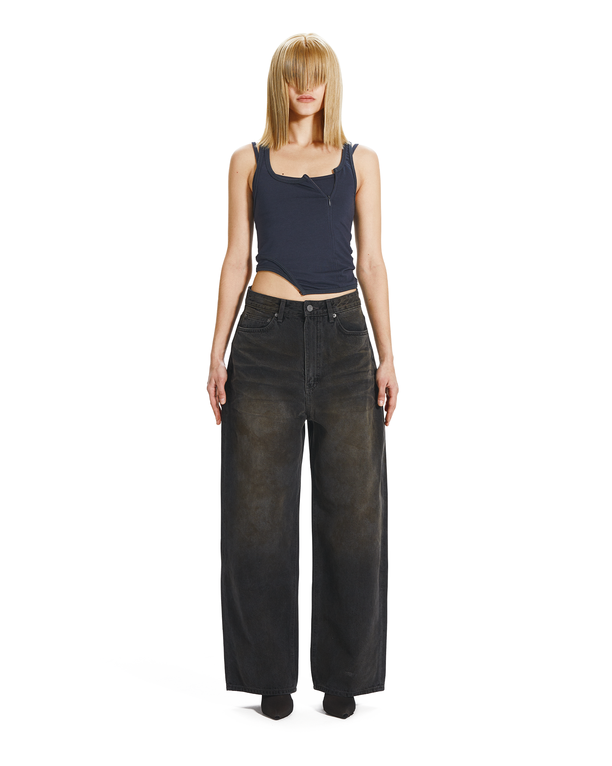DOUBLE STRAP ZIP TOP