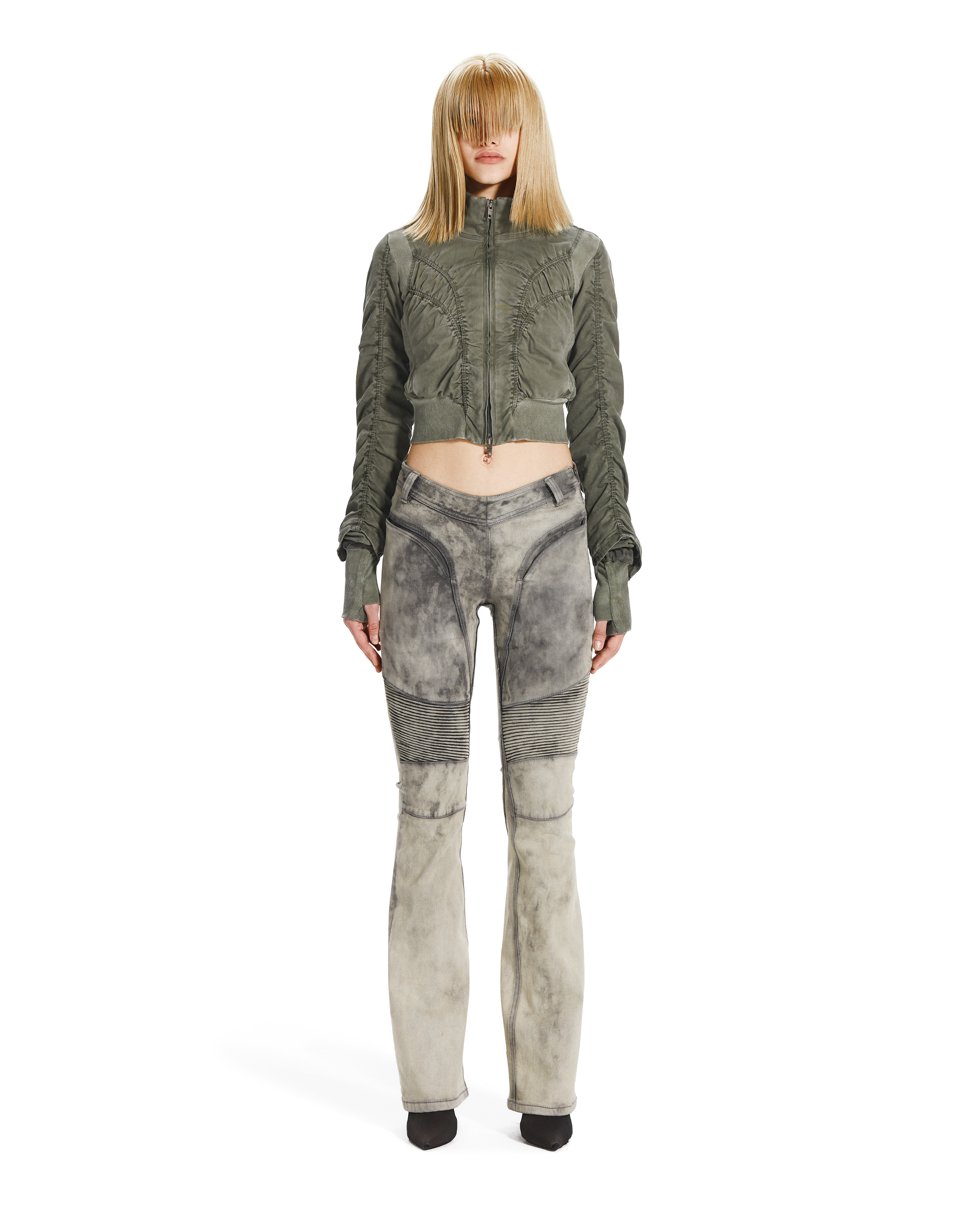 MOTO CUT FLARE JEANS