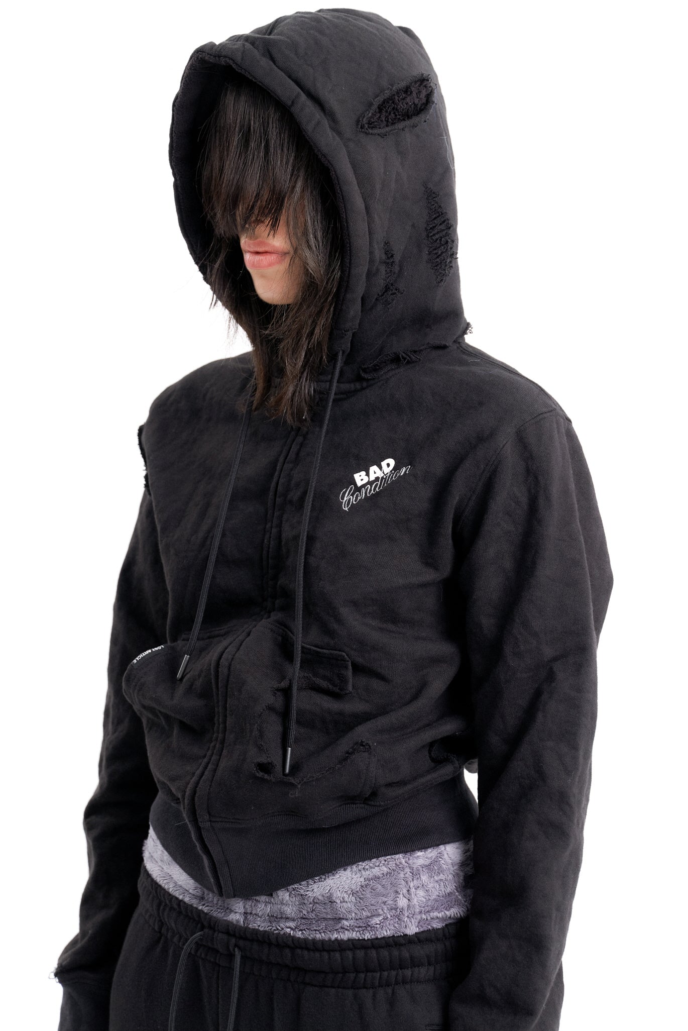 (EMMA) BAD HOODED ZIP-5