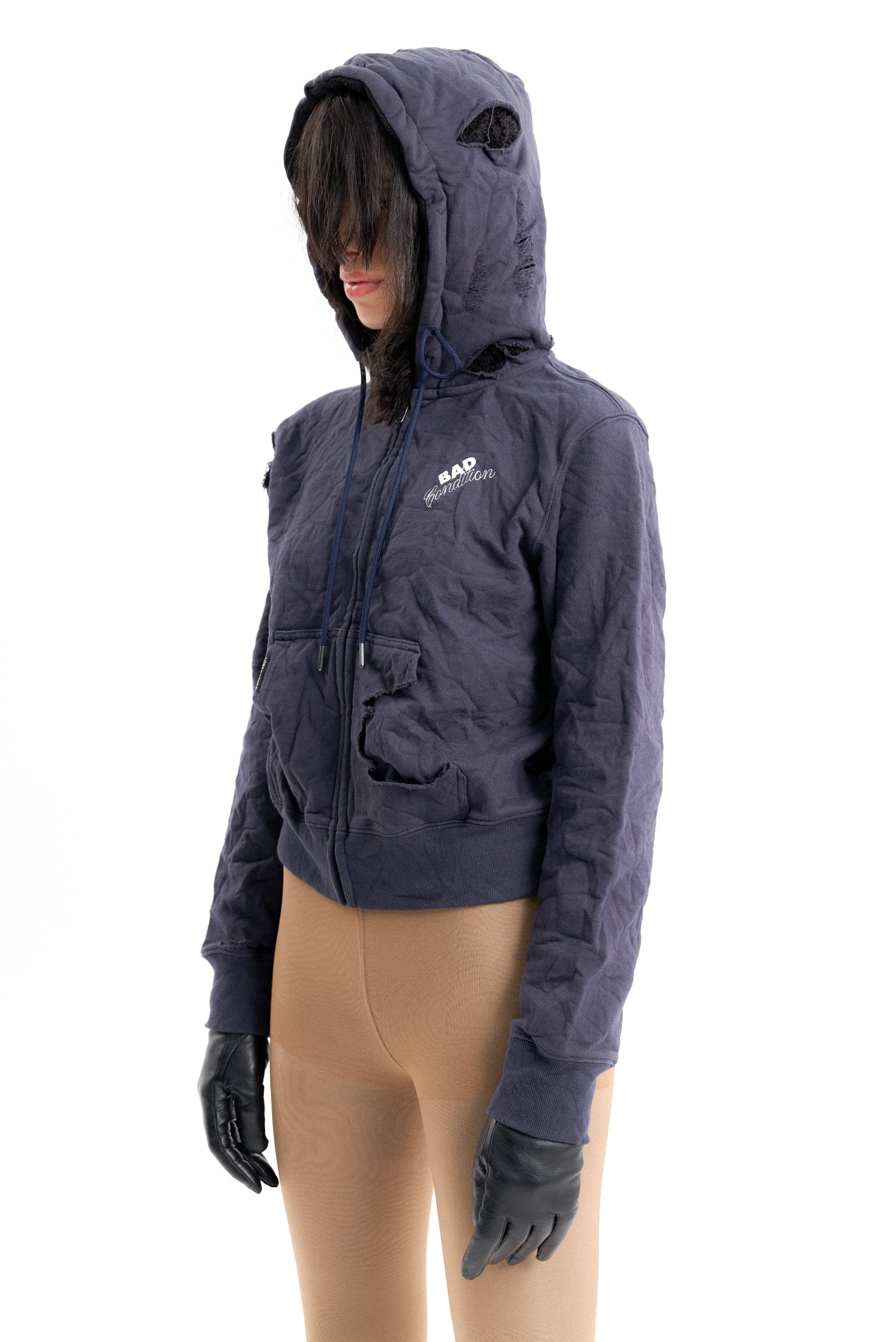 (EMMA) BAD HOODED ZIP-5
