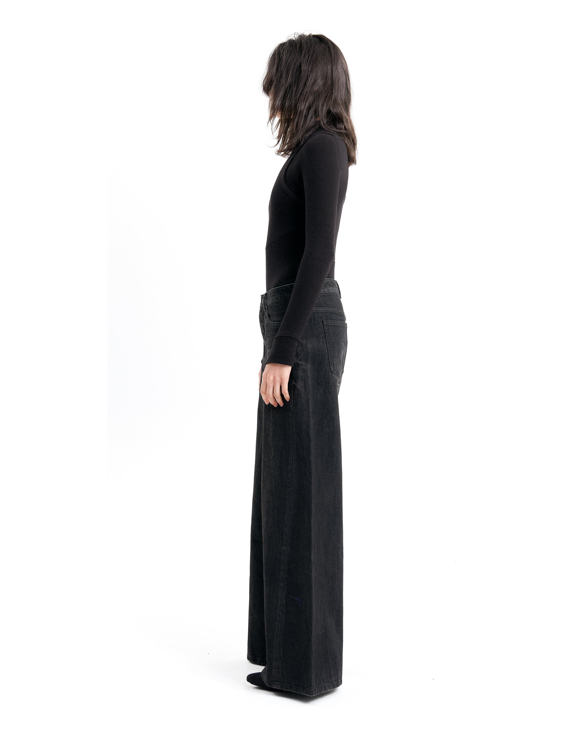 (EMMA) COATED DENIM PANTS-3