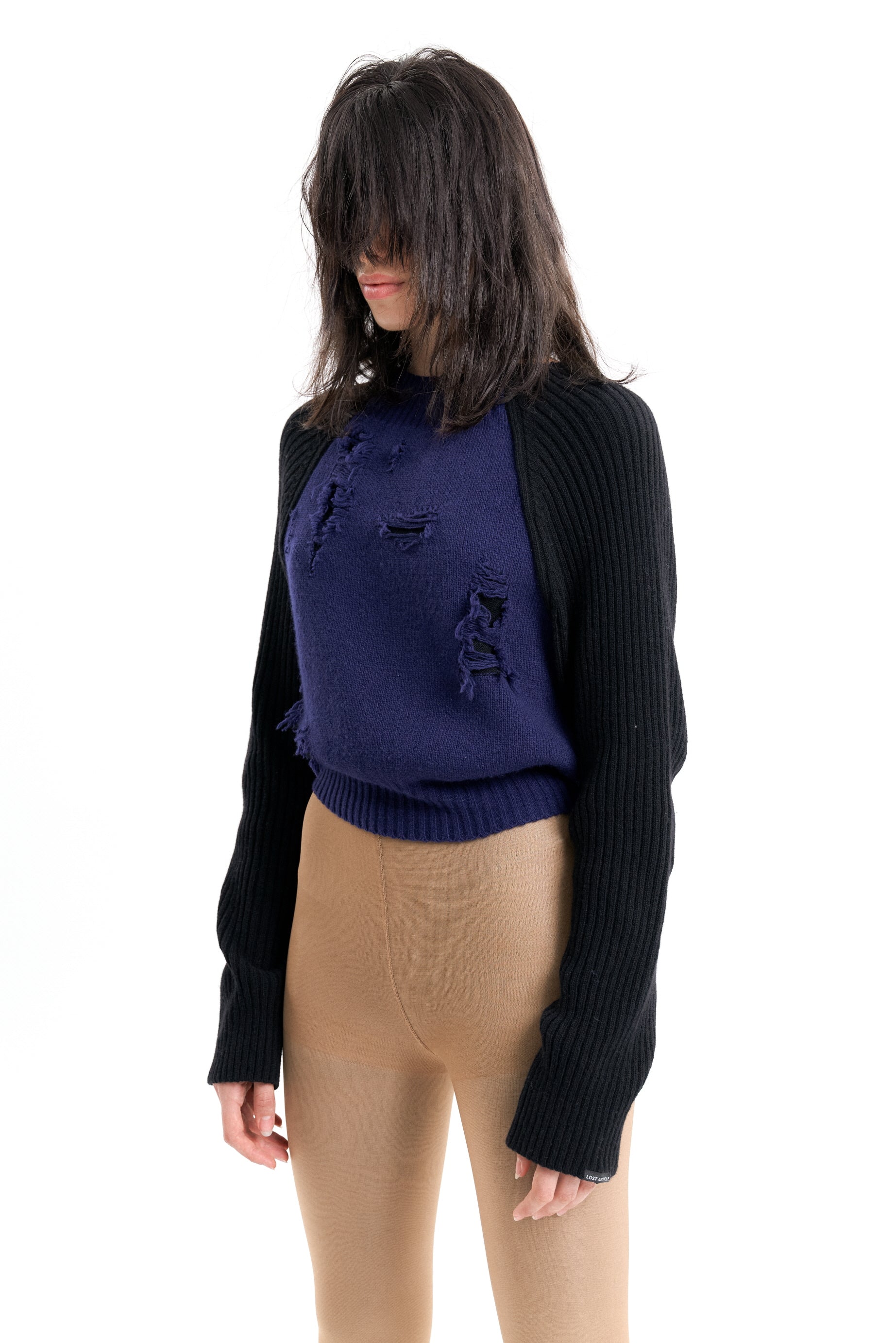(EMMA) BODY DAMAGED KNIT-5