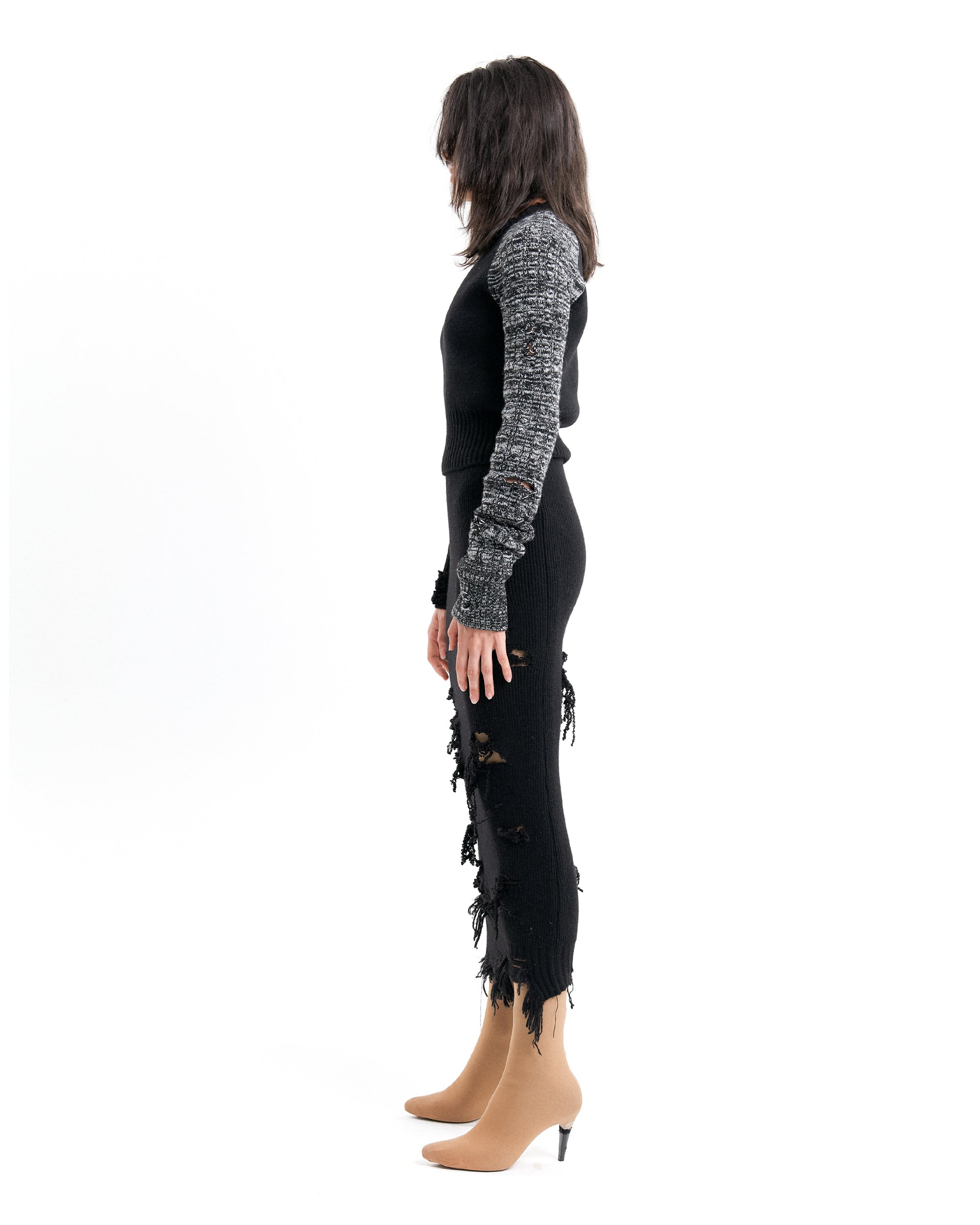 (EMMA) UNBALANCED KNIT SWEATER-4