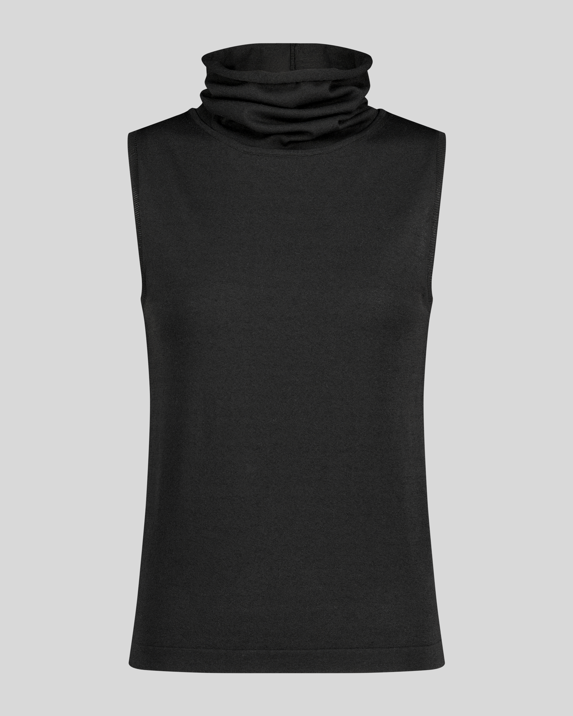 SCARF KNIT TOP