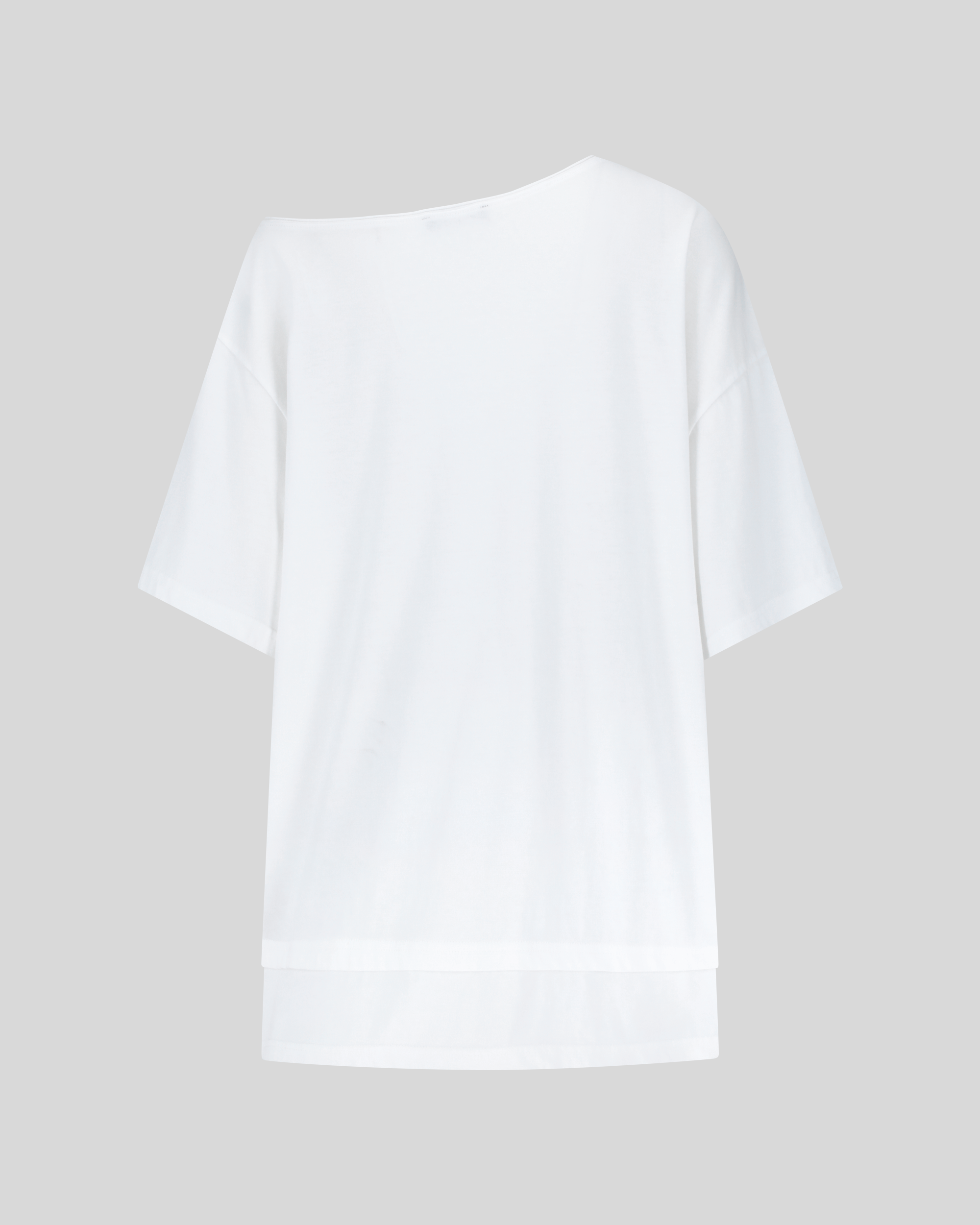 LAYERED ONE SHOULDER TEE