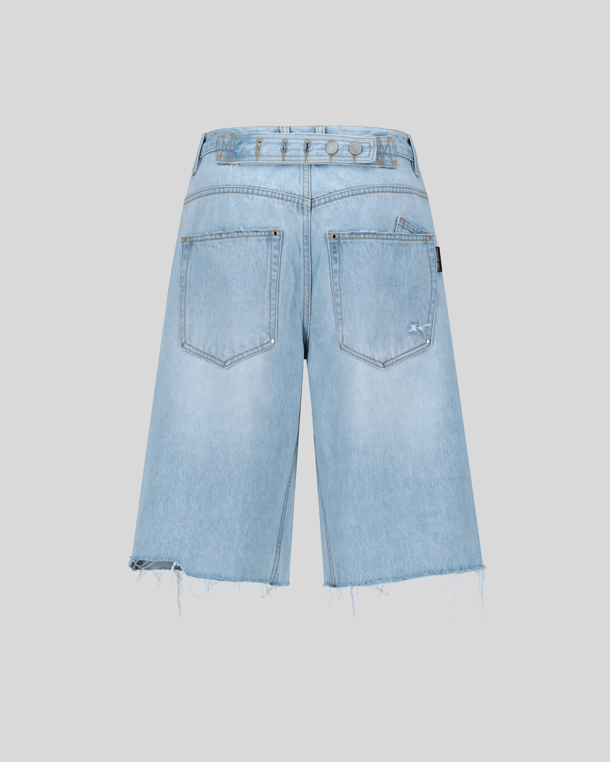 90's STUD DENIM SHORTS