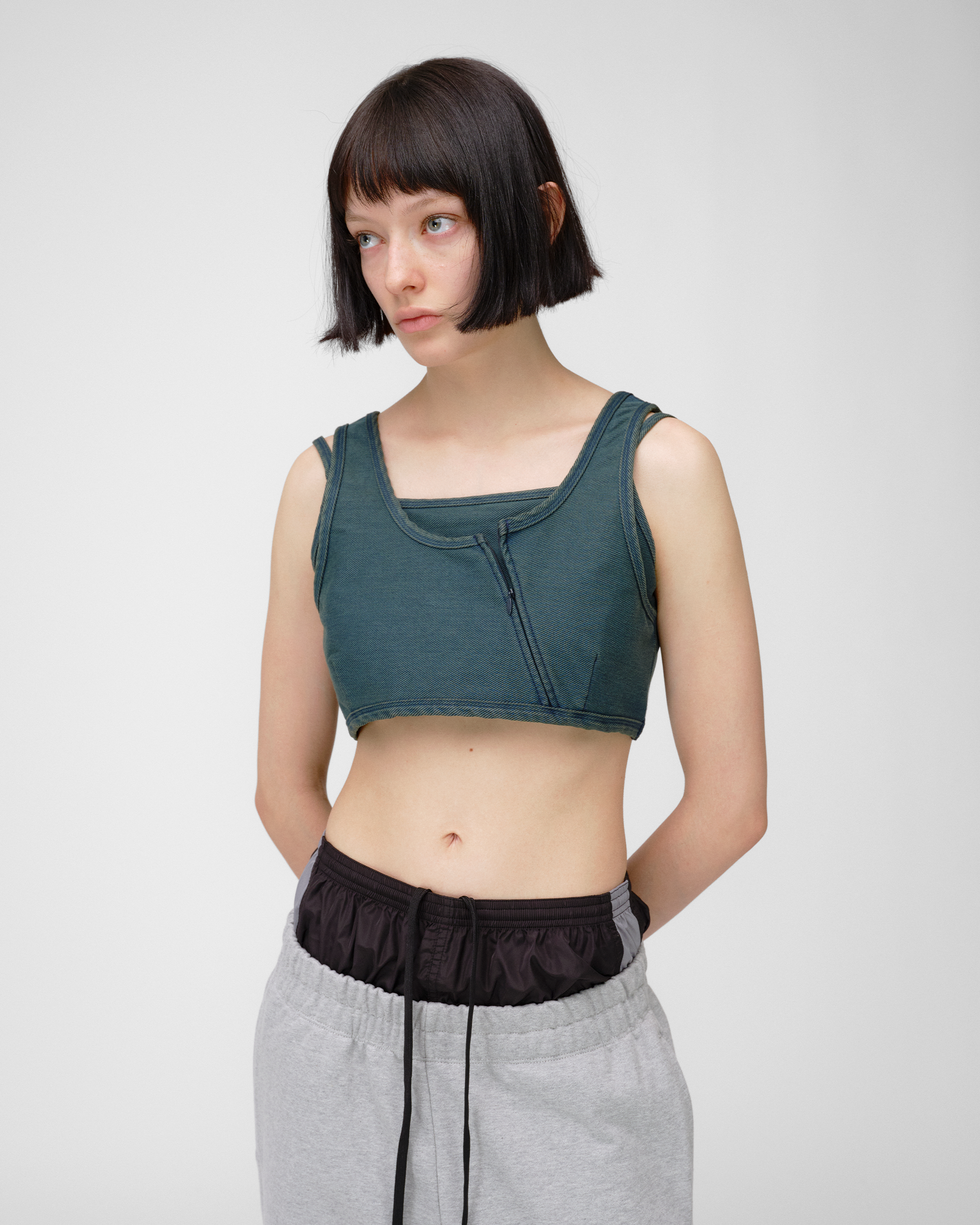 ZIP BRALETTE