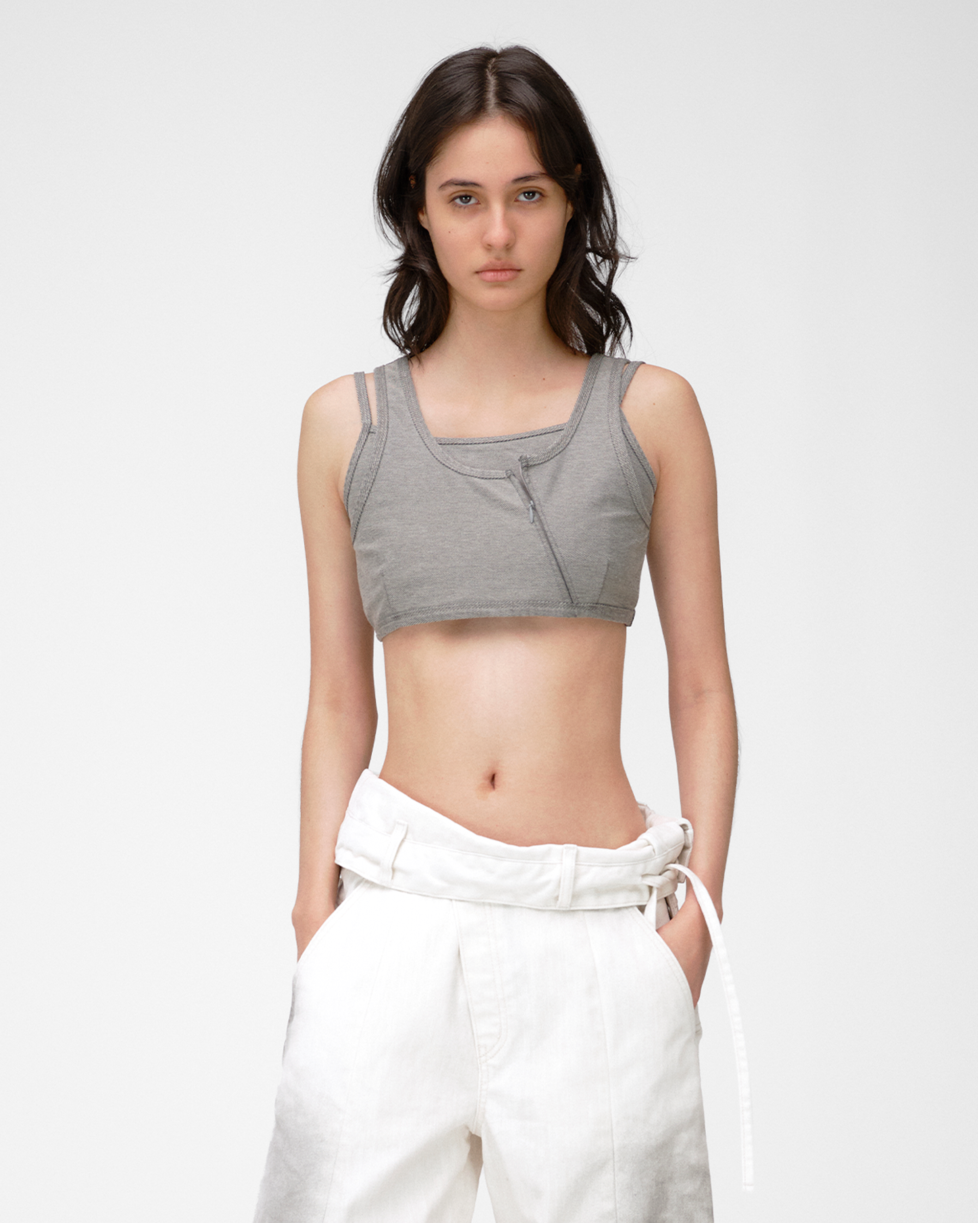 ZIP BRALETTE