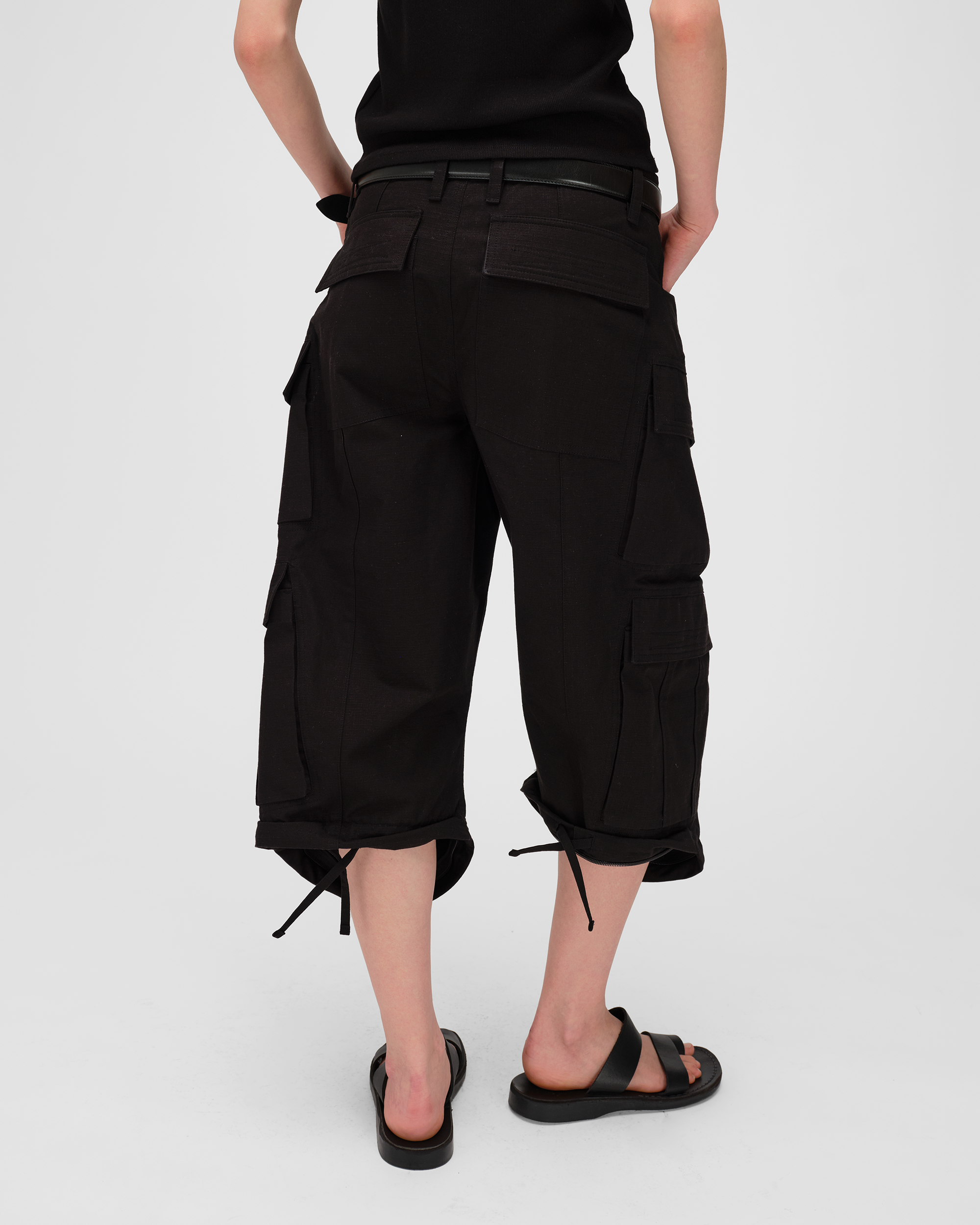 COWL CARGO PANTS