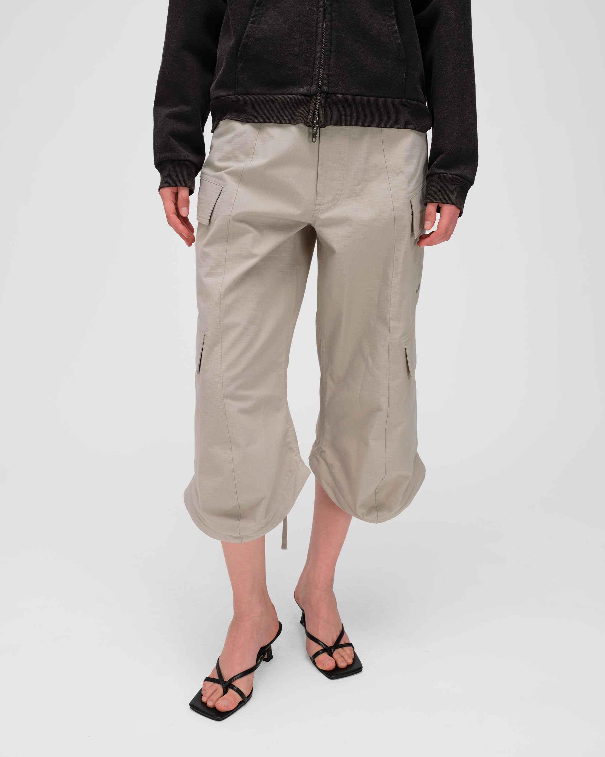 COWL CARGO PANTS