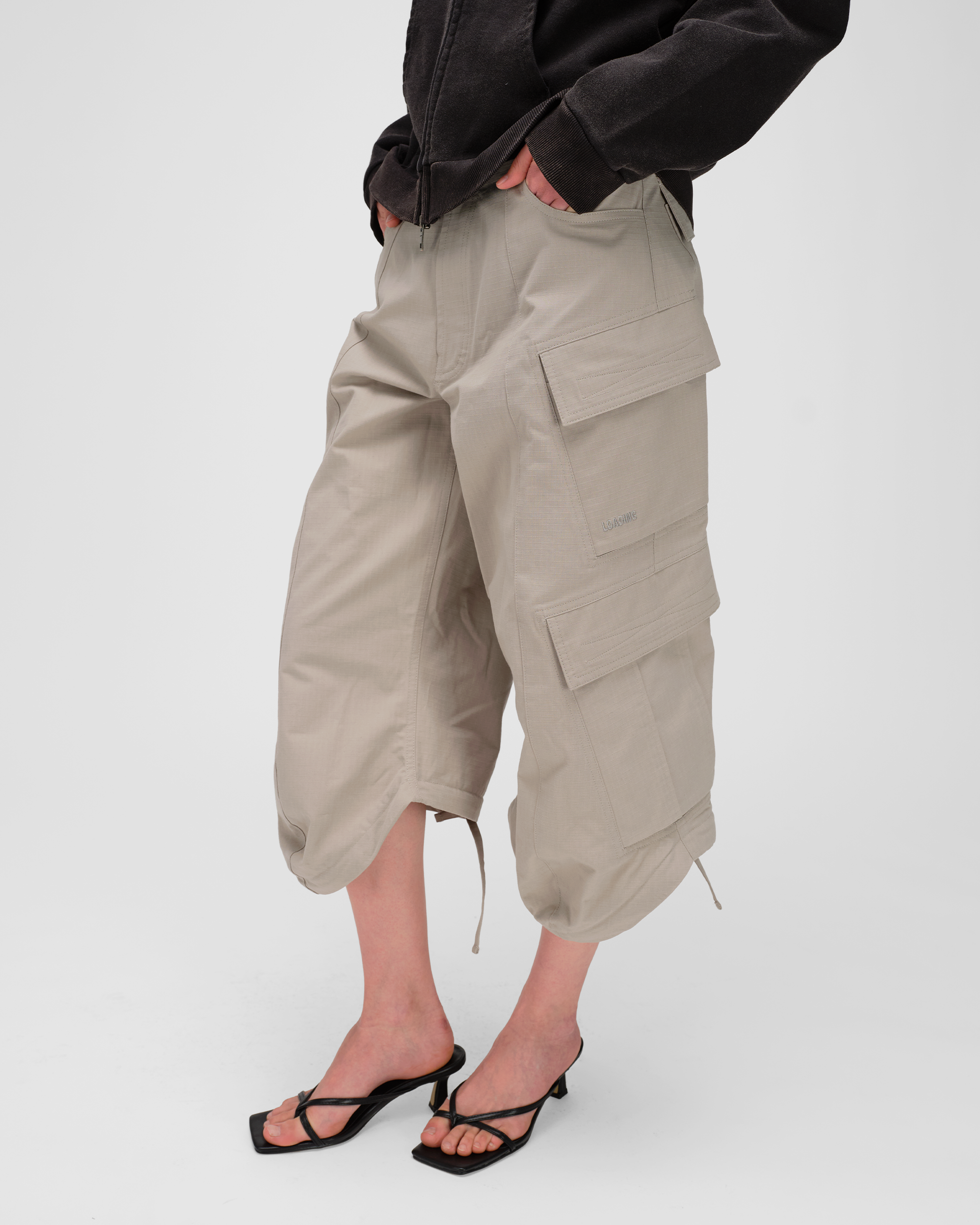 COWL CARGO PANTS