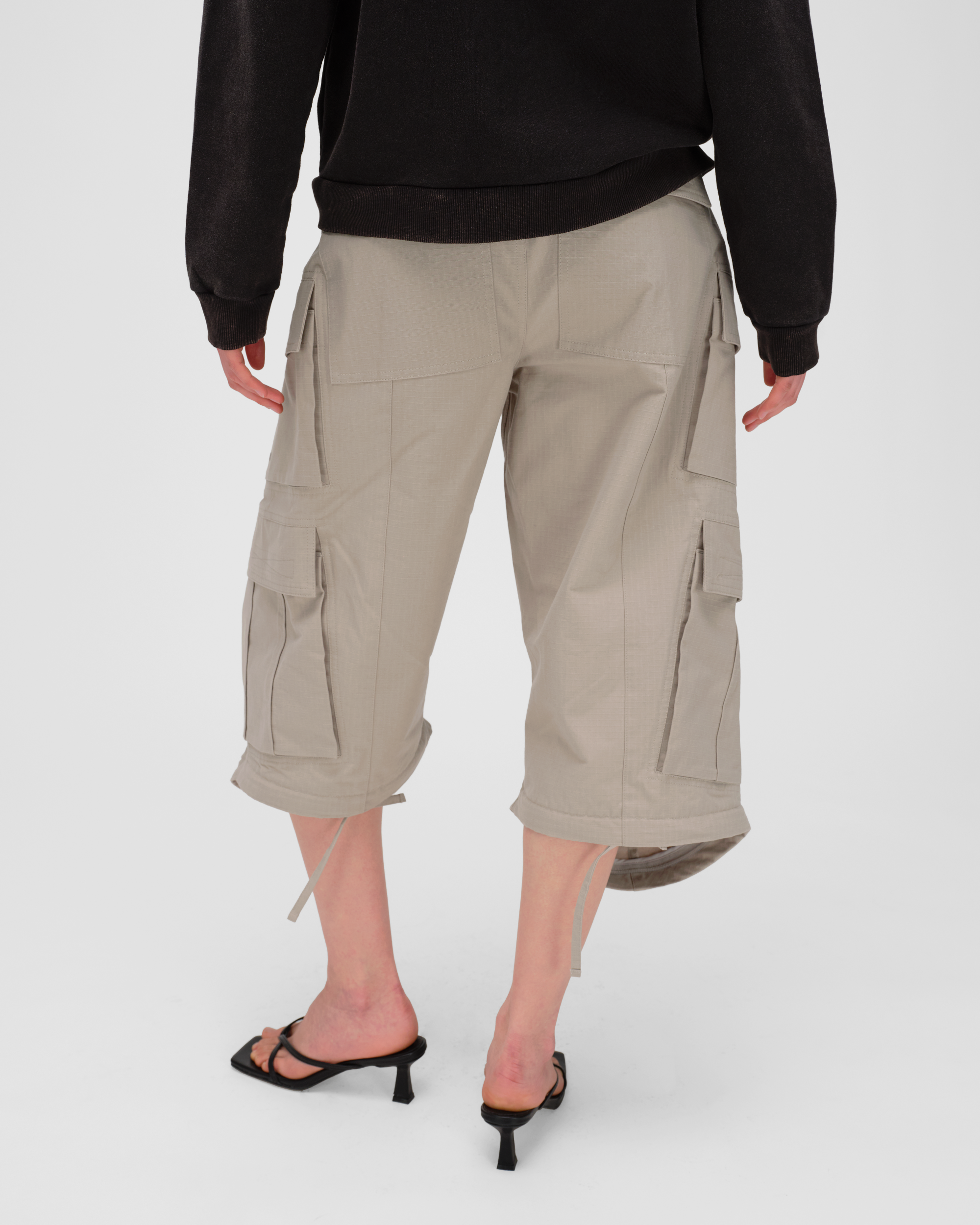 COWL CARGO PANTS