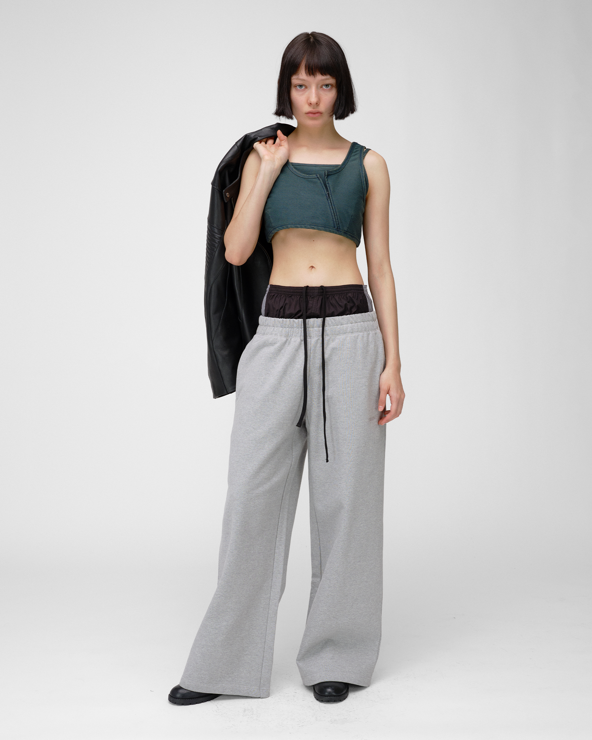 LAYERED SWEATPANTS