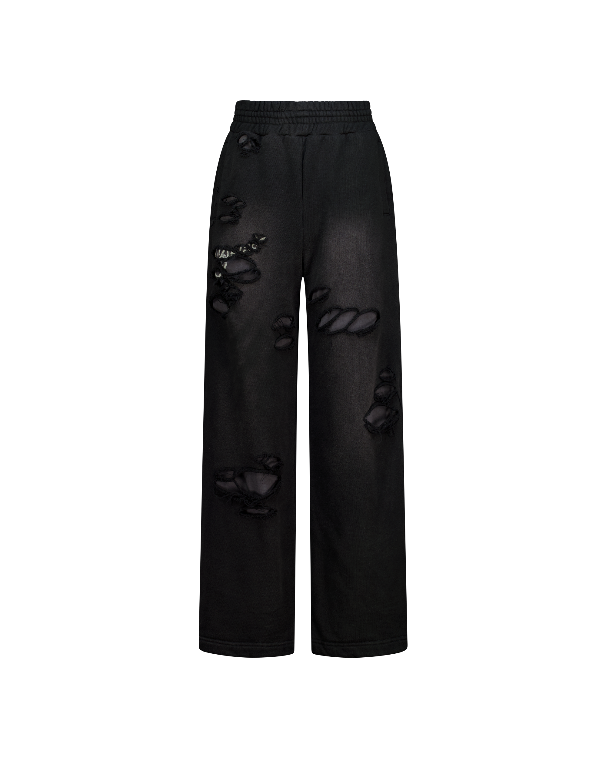 DAMAGED OVERLAY SWEATPANTS