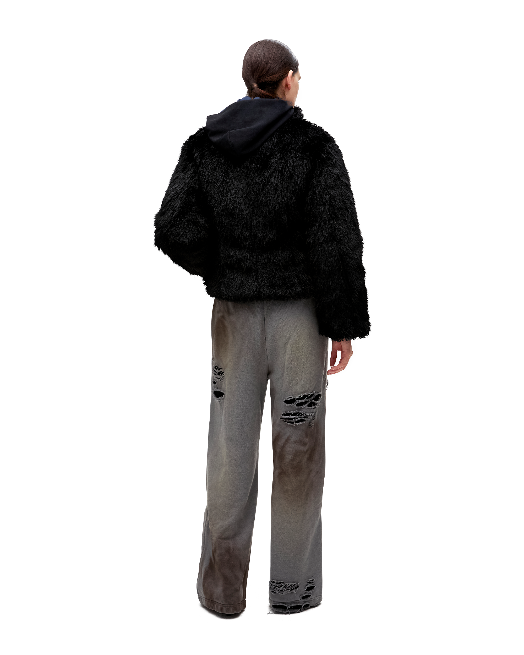 DAMAGED OVERLAY SWEATPANTS