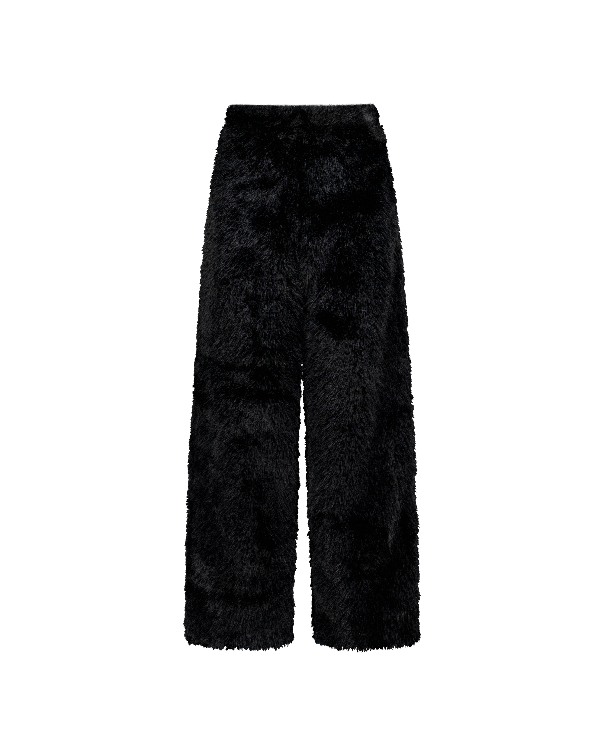 FUR RELAXED PANTS