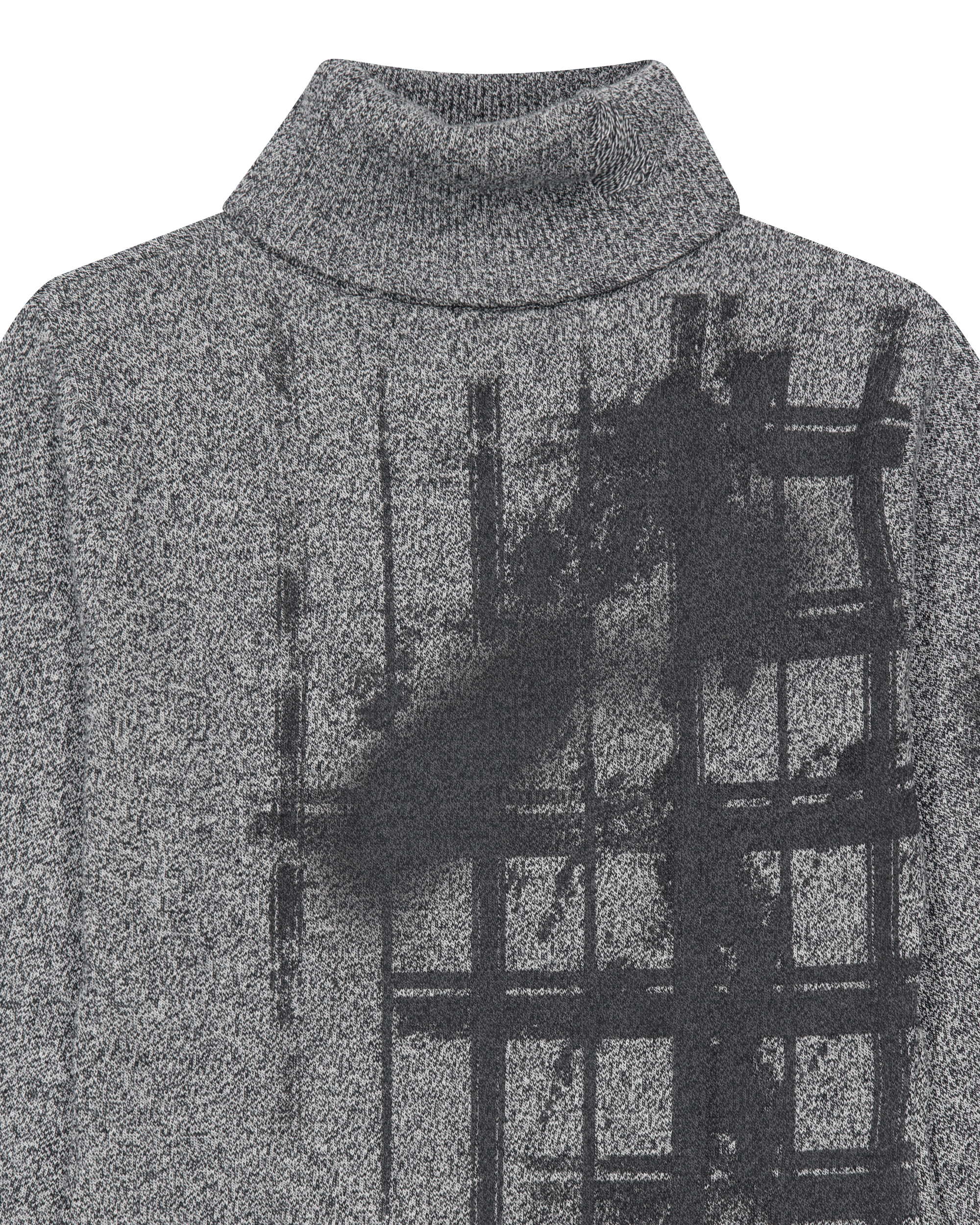 PUZZLED WOOL SWEATER