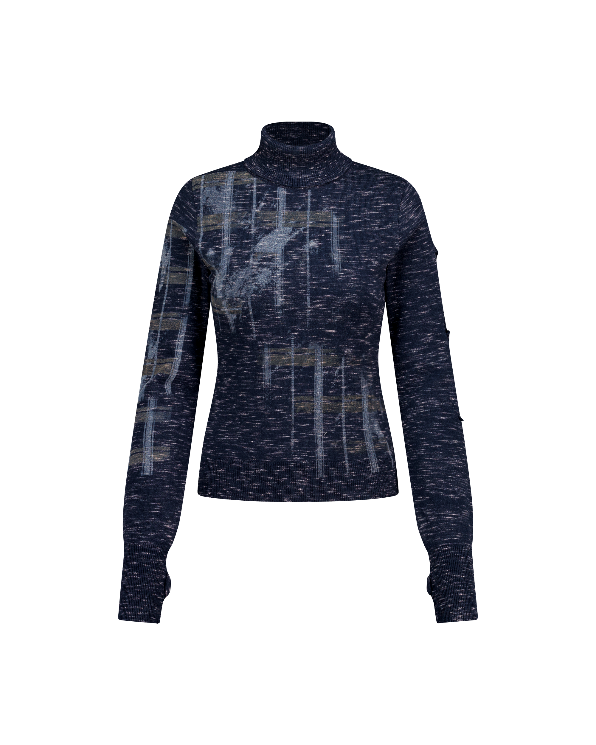 PUZZLED WOOL SWEATER