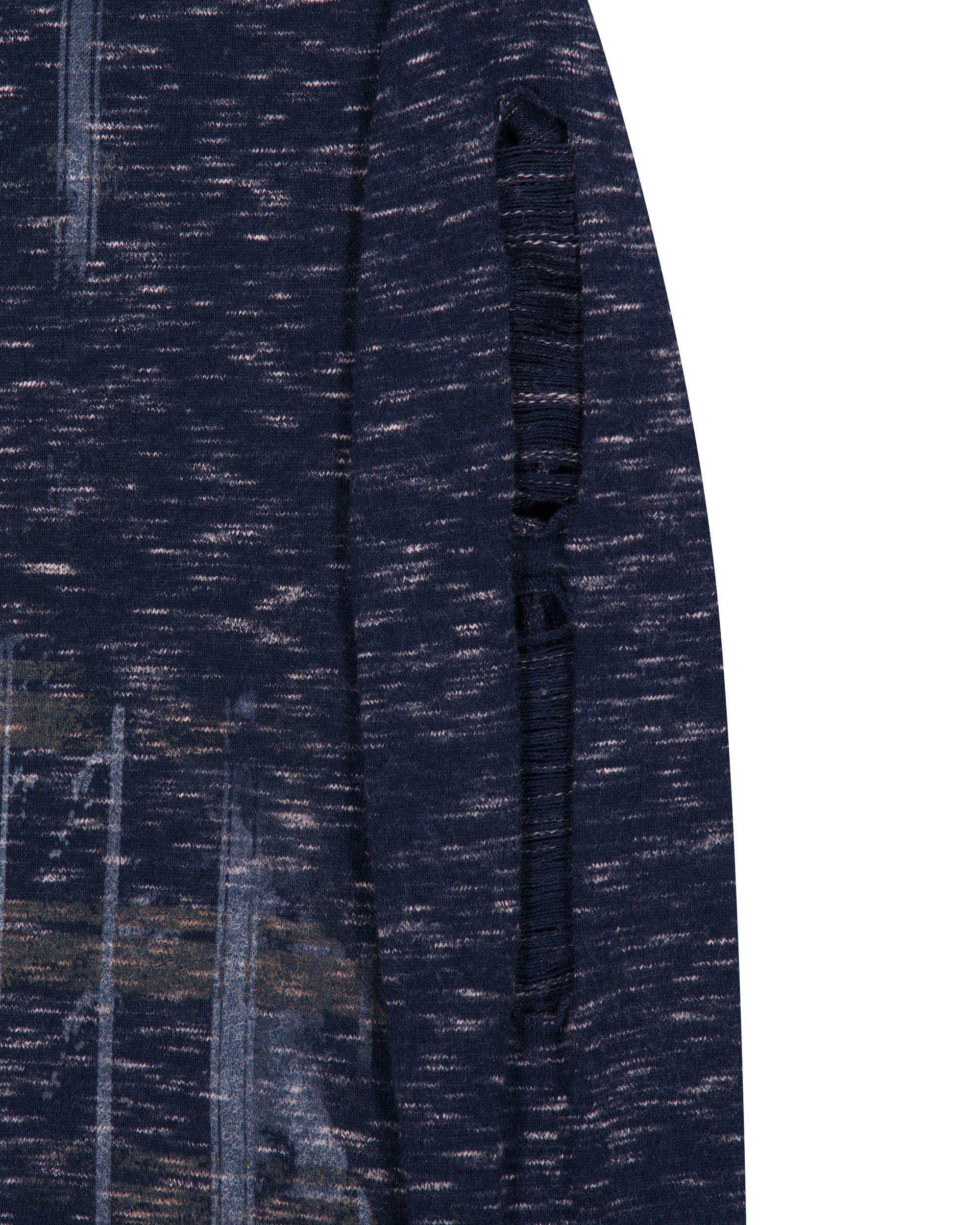 PUZZLED WOOL SWEATER