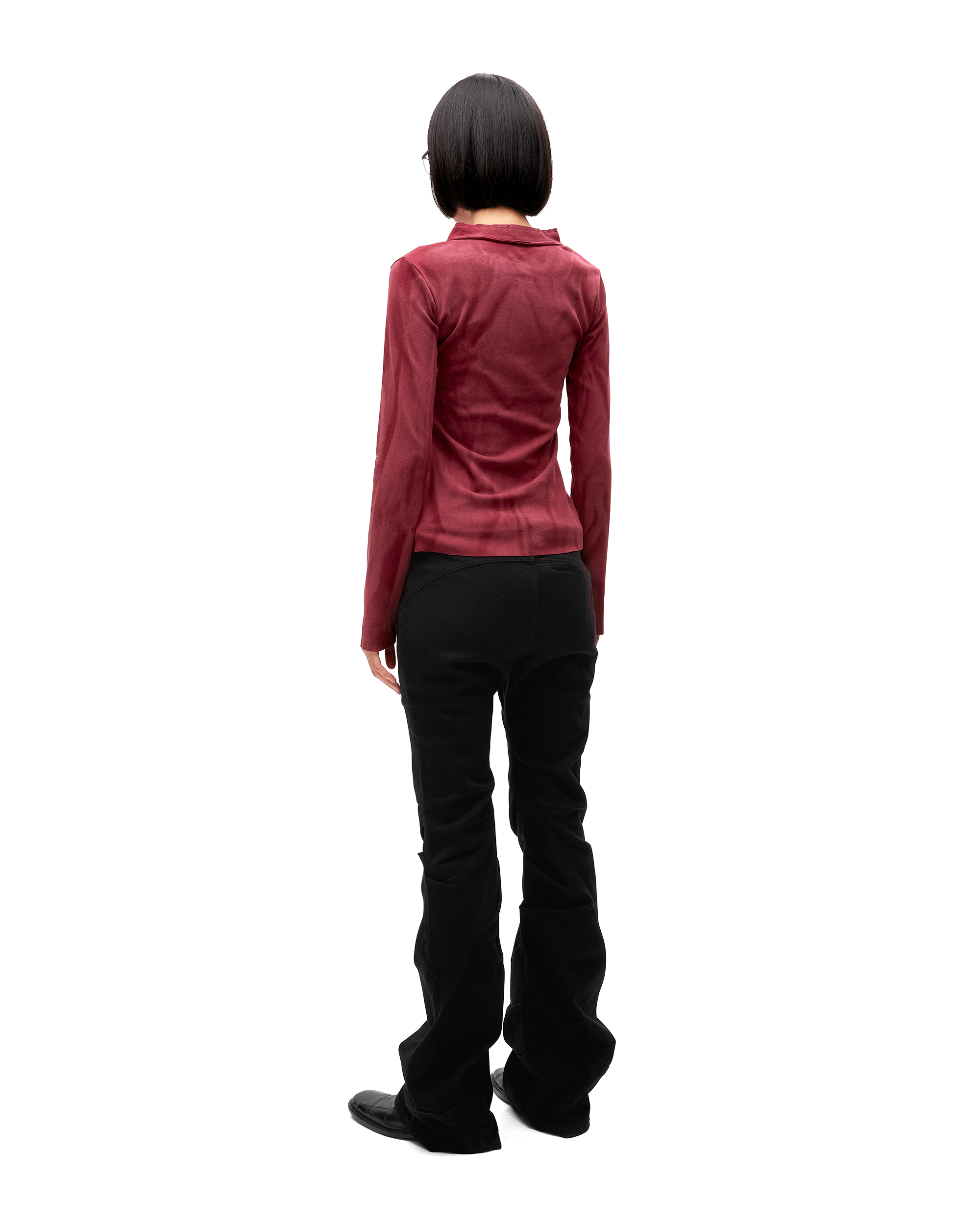 TWISTED BUTTON GHOST TOP