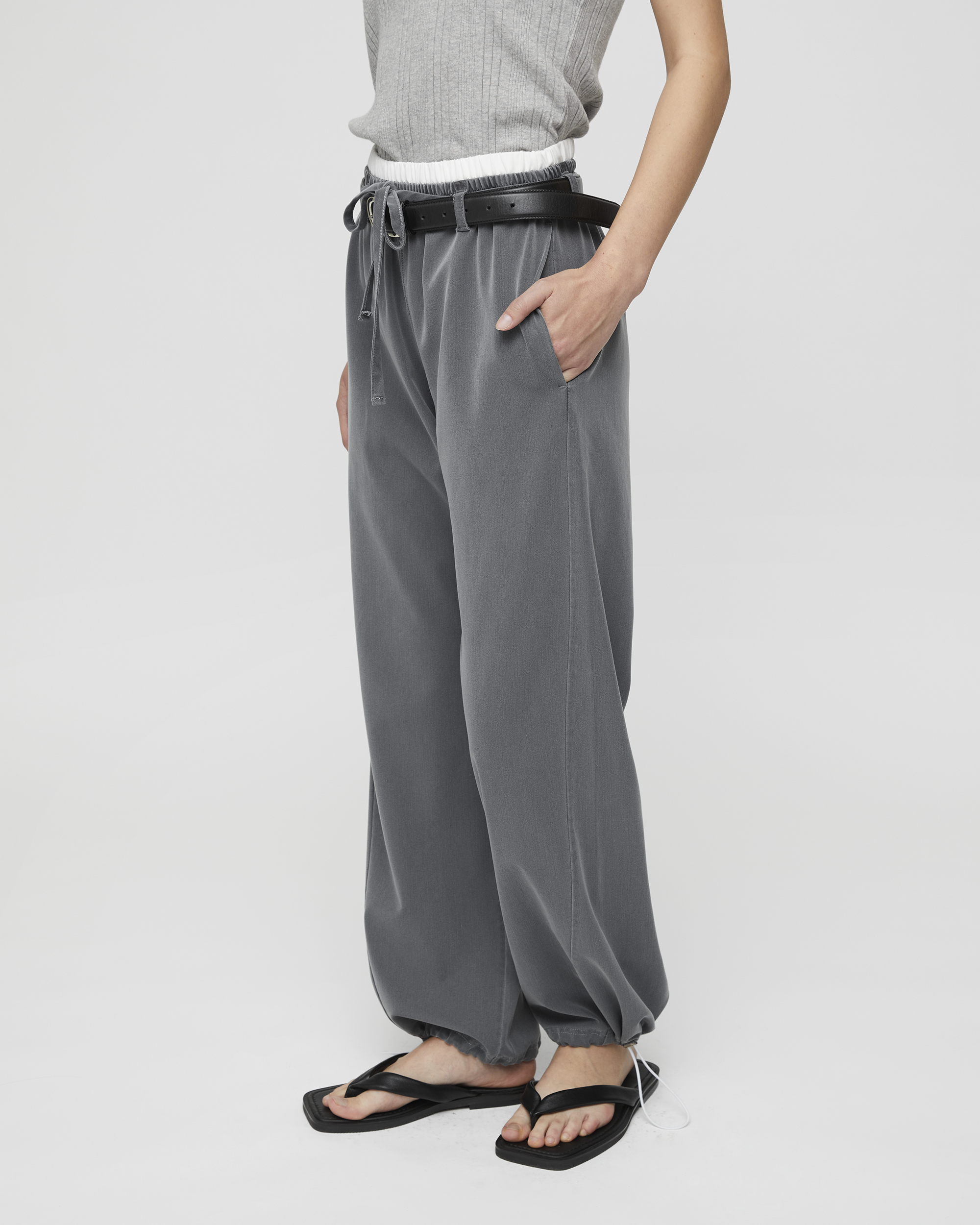 DOUBLE WAIST EASY PANTS